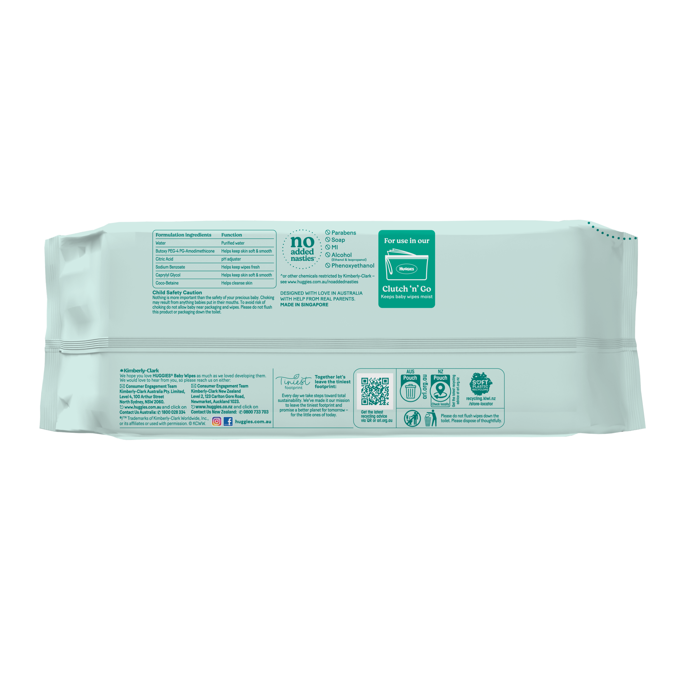 HUGGIES THICK BABY WIPES FRAGRANCE FREE 80 PACK - Image 6