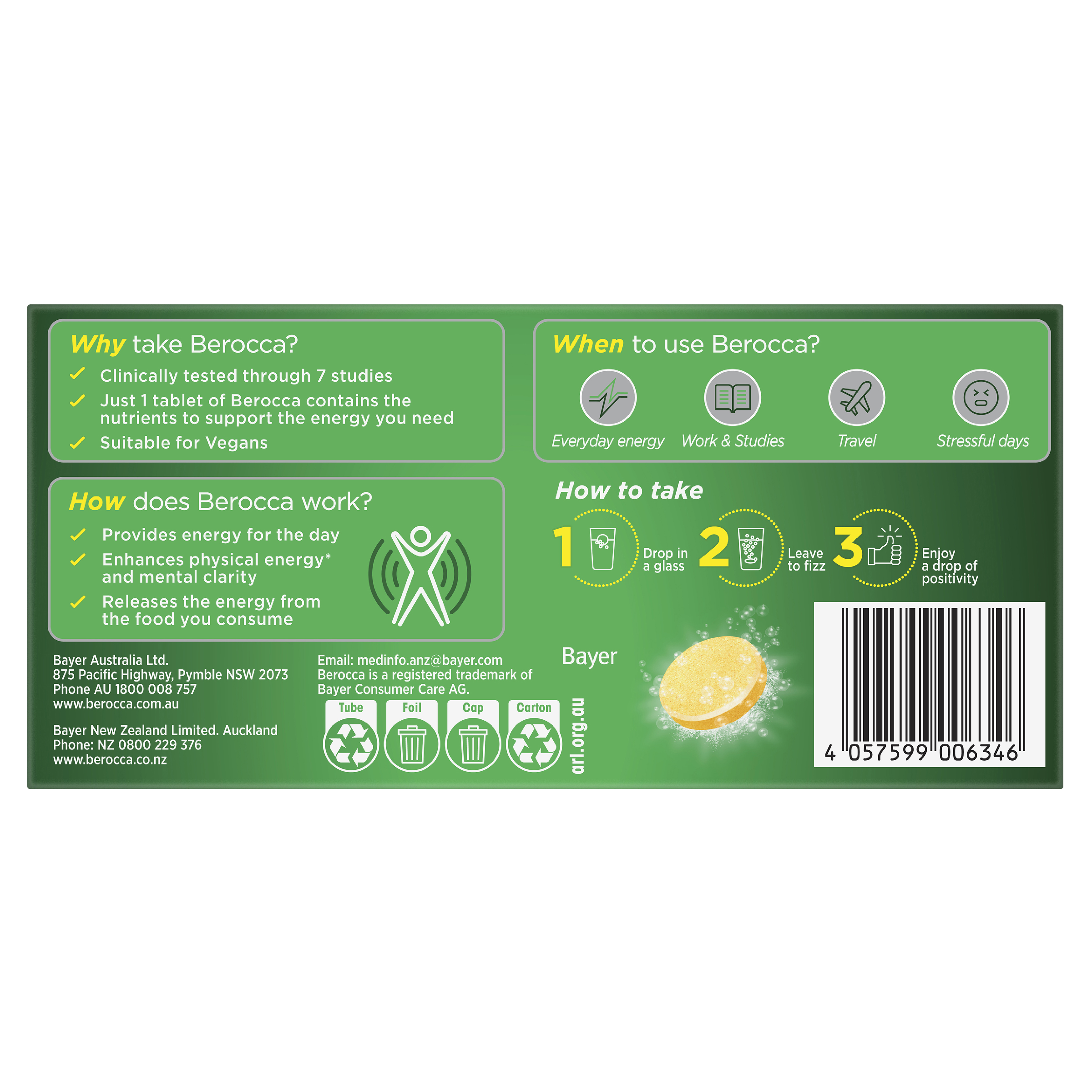 BEROCCA ORANGE 30 EFFERVESCENT TABLETS - Image 4