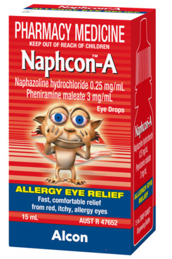 NAPHCON-A ALLERGY EYE DROPS 15ML