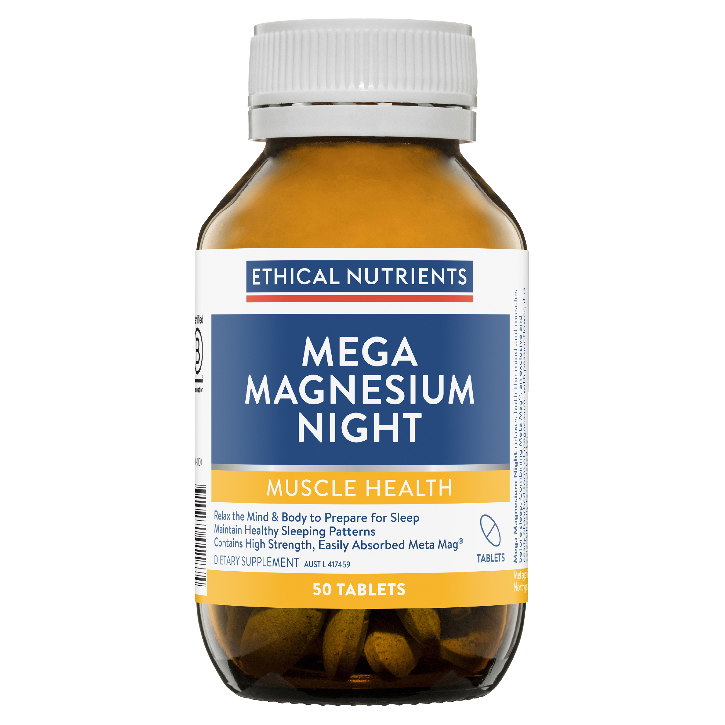 ETHICAL NUTRIENTS MEGA MAGNESIUM RASPBERRY POWDER 200G
