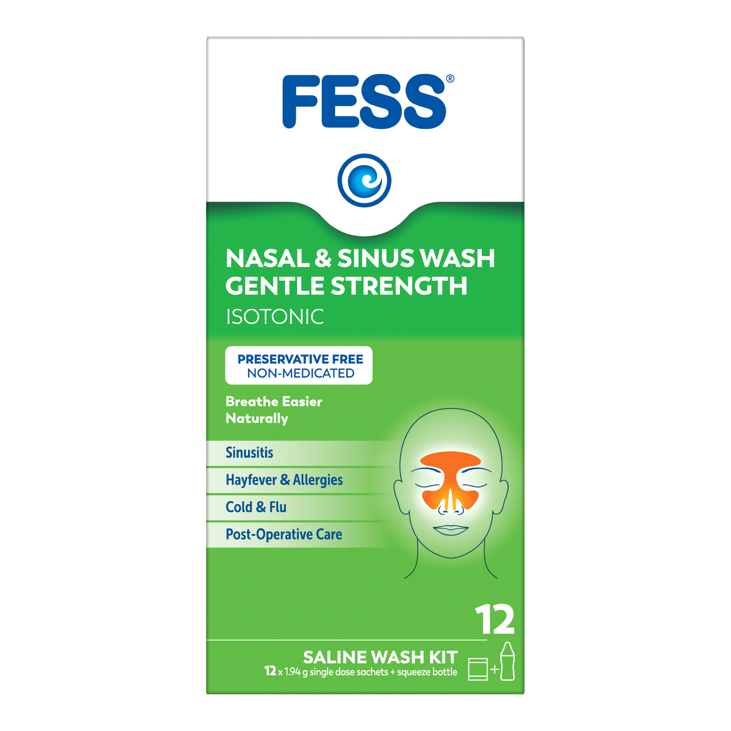FESS NASAL AND SINUS WASH GENTLE KIT 12 - Image 8