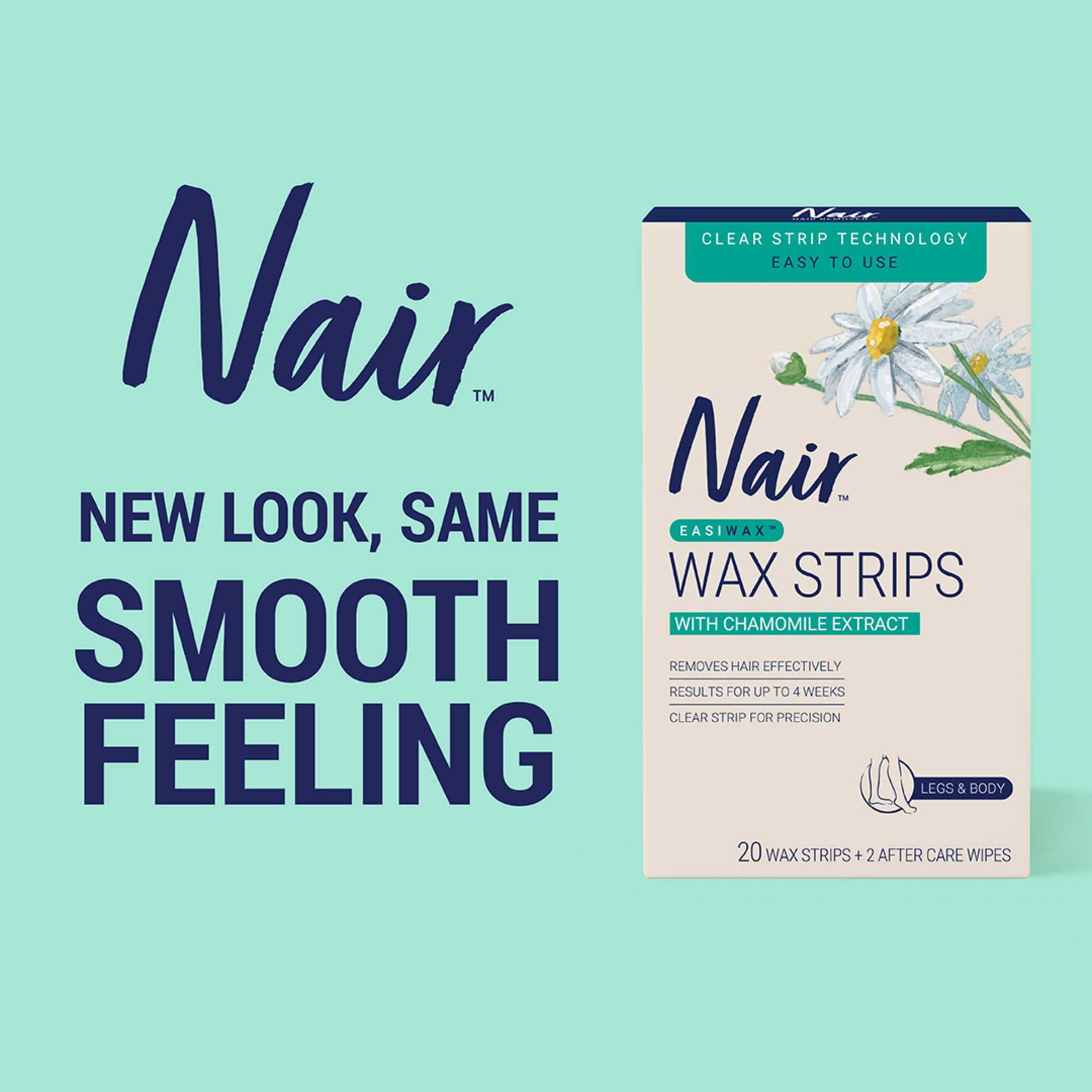 NAIR EASIWAX WAX STRIPS LARGE LEGS & BODY 20 PACK - Image 10