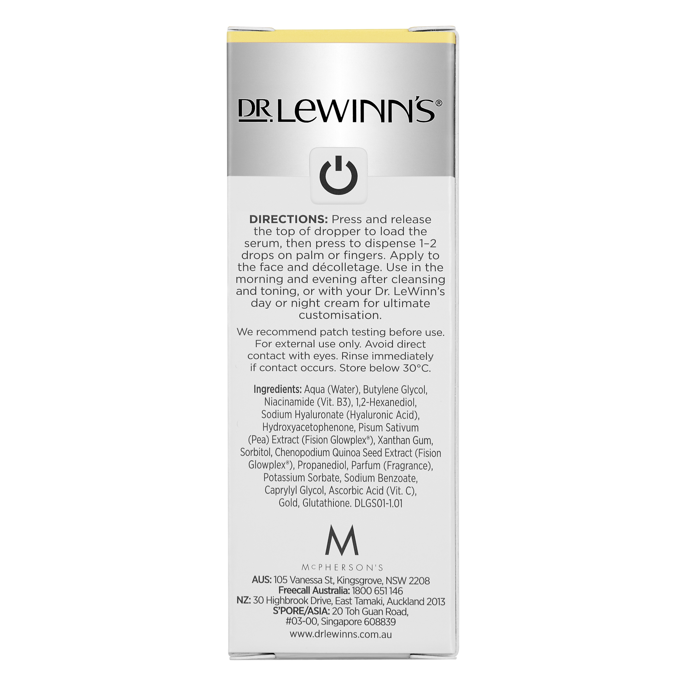 DR LEWINNS SERUM SERIES GLOW SERUM 30ML - Image 4