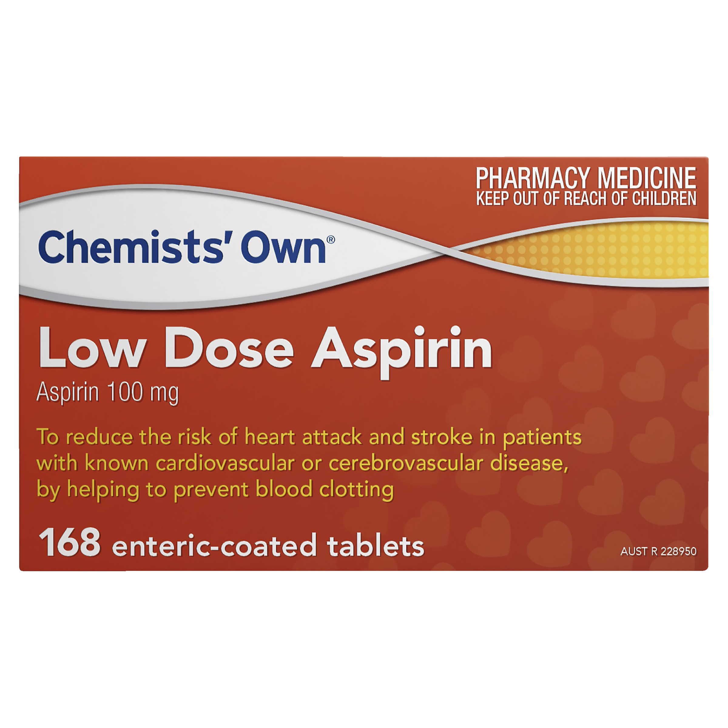 CHEMISTS OWN LOW DOSE ASPIRIN 168 TABLETS - Image 2