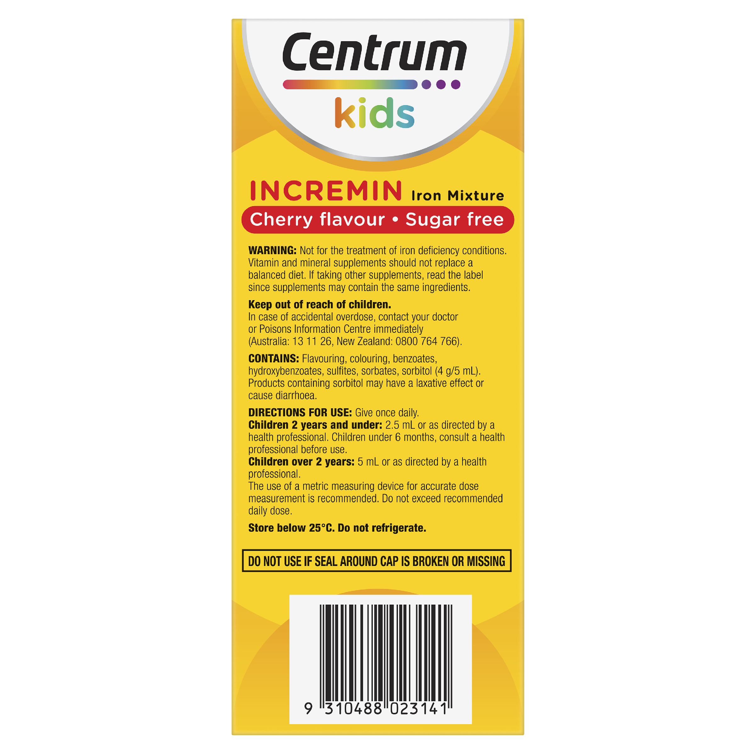 CENTRUM KIDS INCREMIN IRON 200ML - Image 3