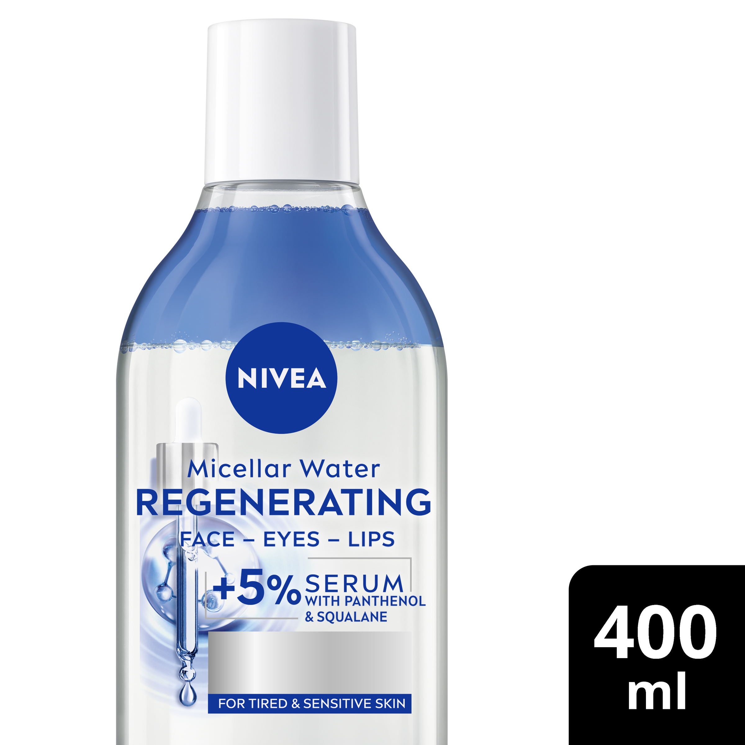 NIVEA MICELLAR WATER REGENERATIVE SERUM 400ML - Image 3