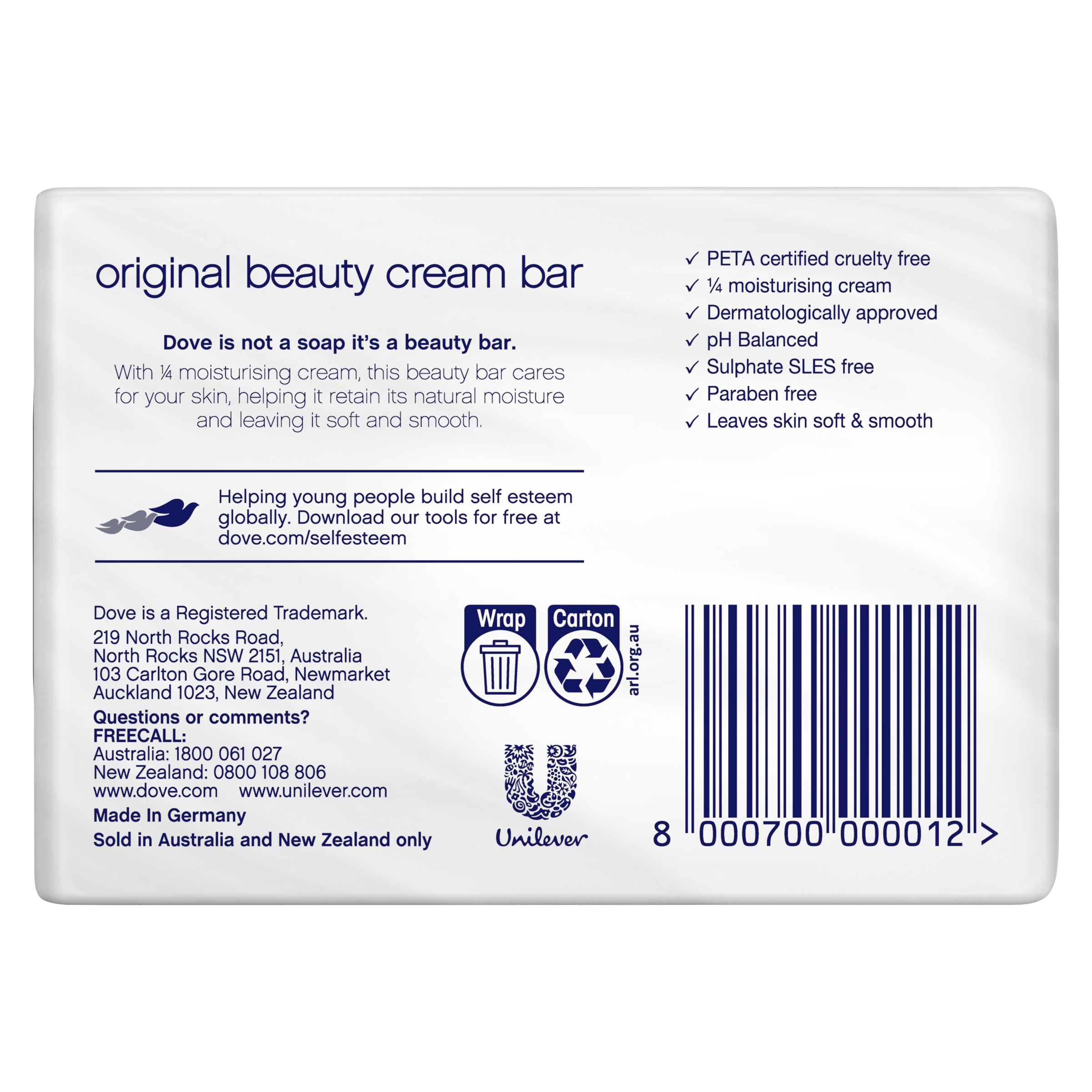 DOVE BEAUTY SOAP BAR ORIGINAL 90G 2 PACK - Image 4