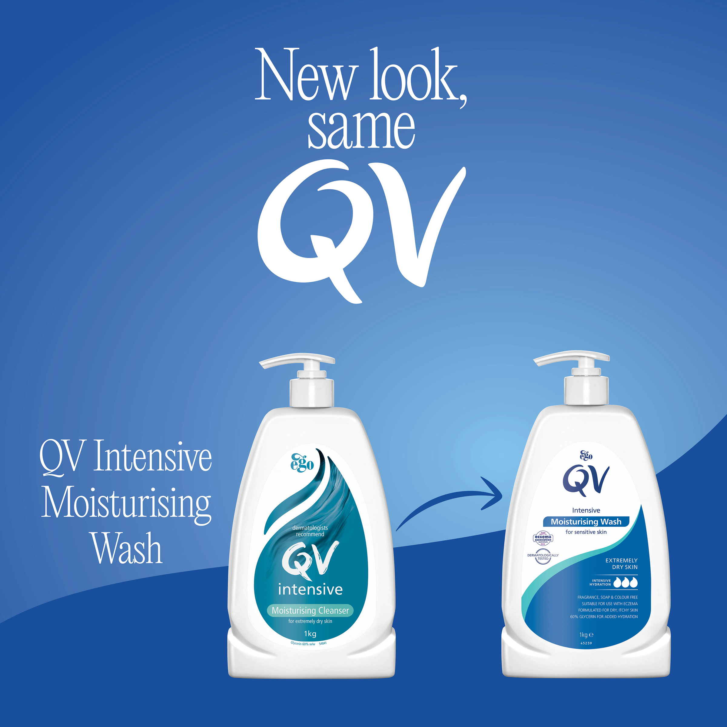 EGO QV INTENSIVE MOISTURISING CLEANSER 1KG - Image 4