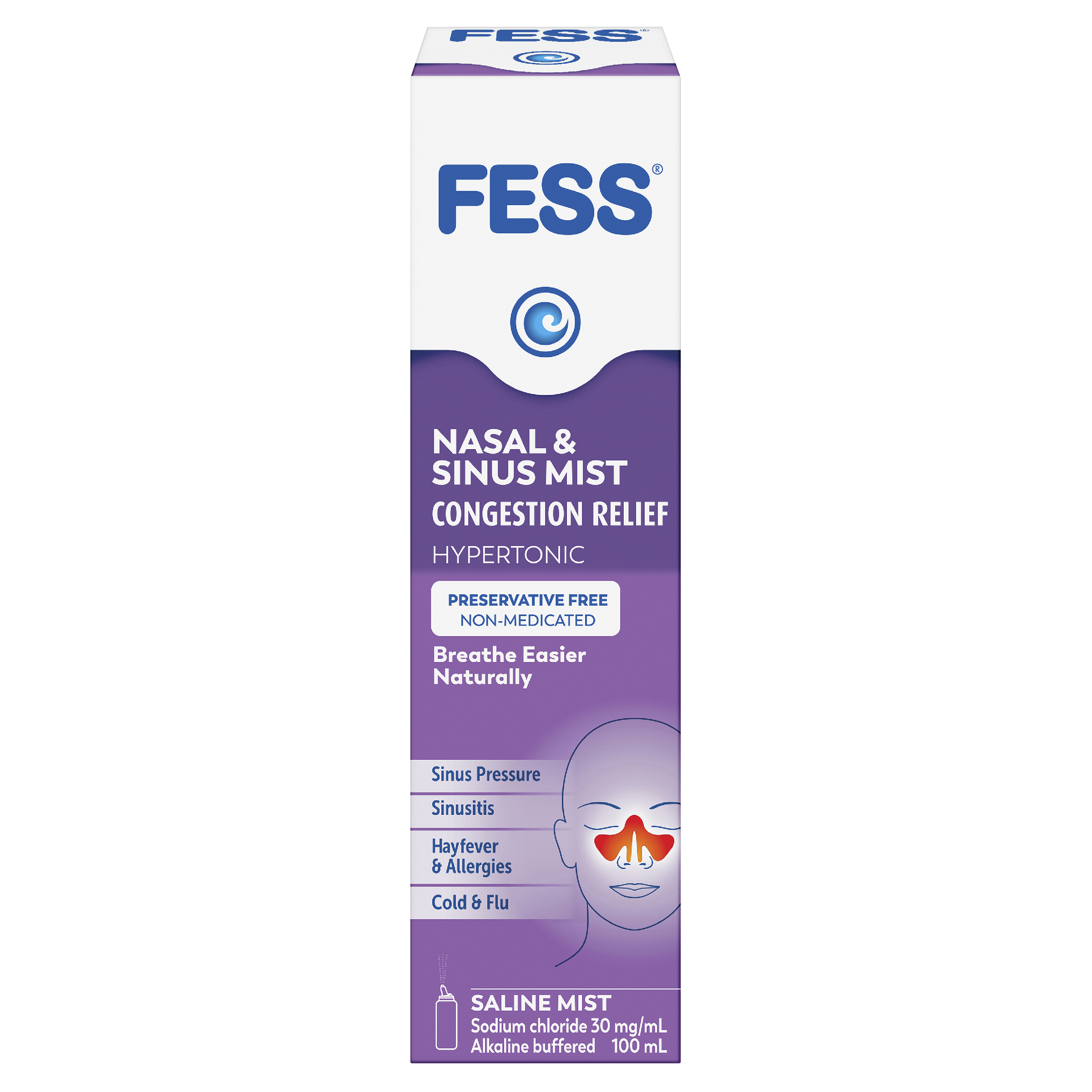 FESS SINU-CLEANSE HYPERTONIC SPRAY 100ML - Image 8