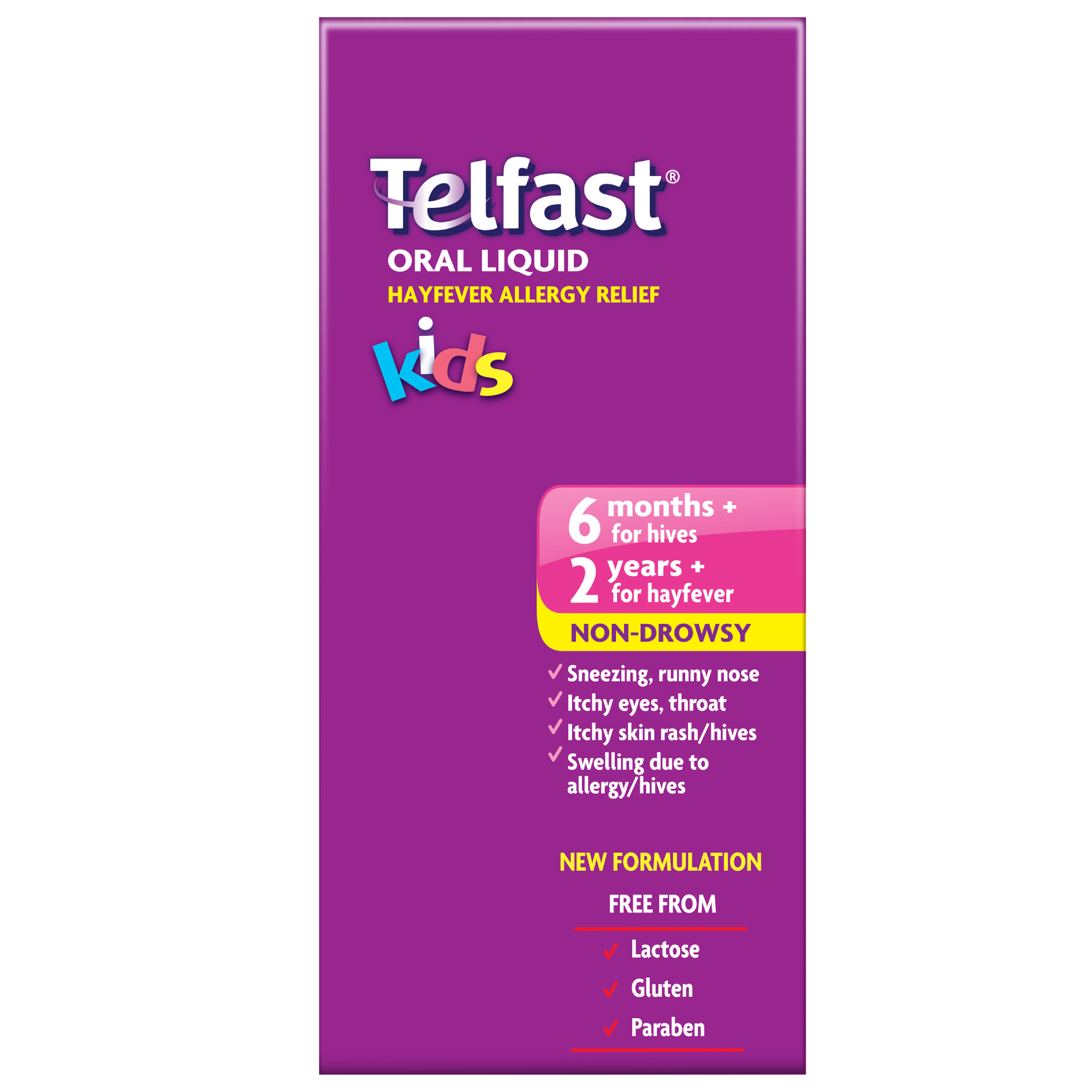TELFAST KIDS LIQUID PARABEN FREE 150ML - Image 3