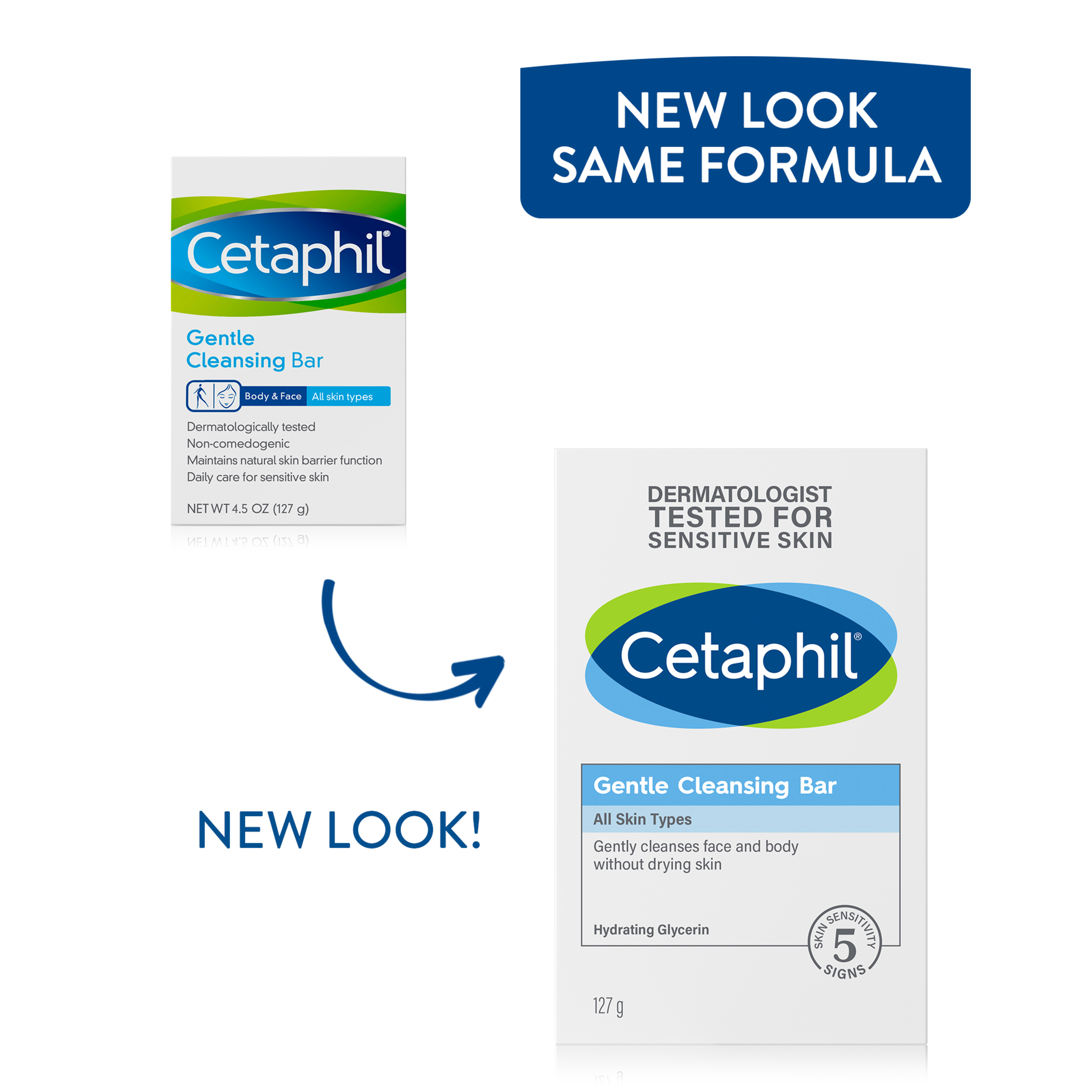 CETAPHIL GENTLE CLEANSING BAR 127G - Image 5