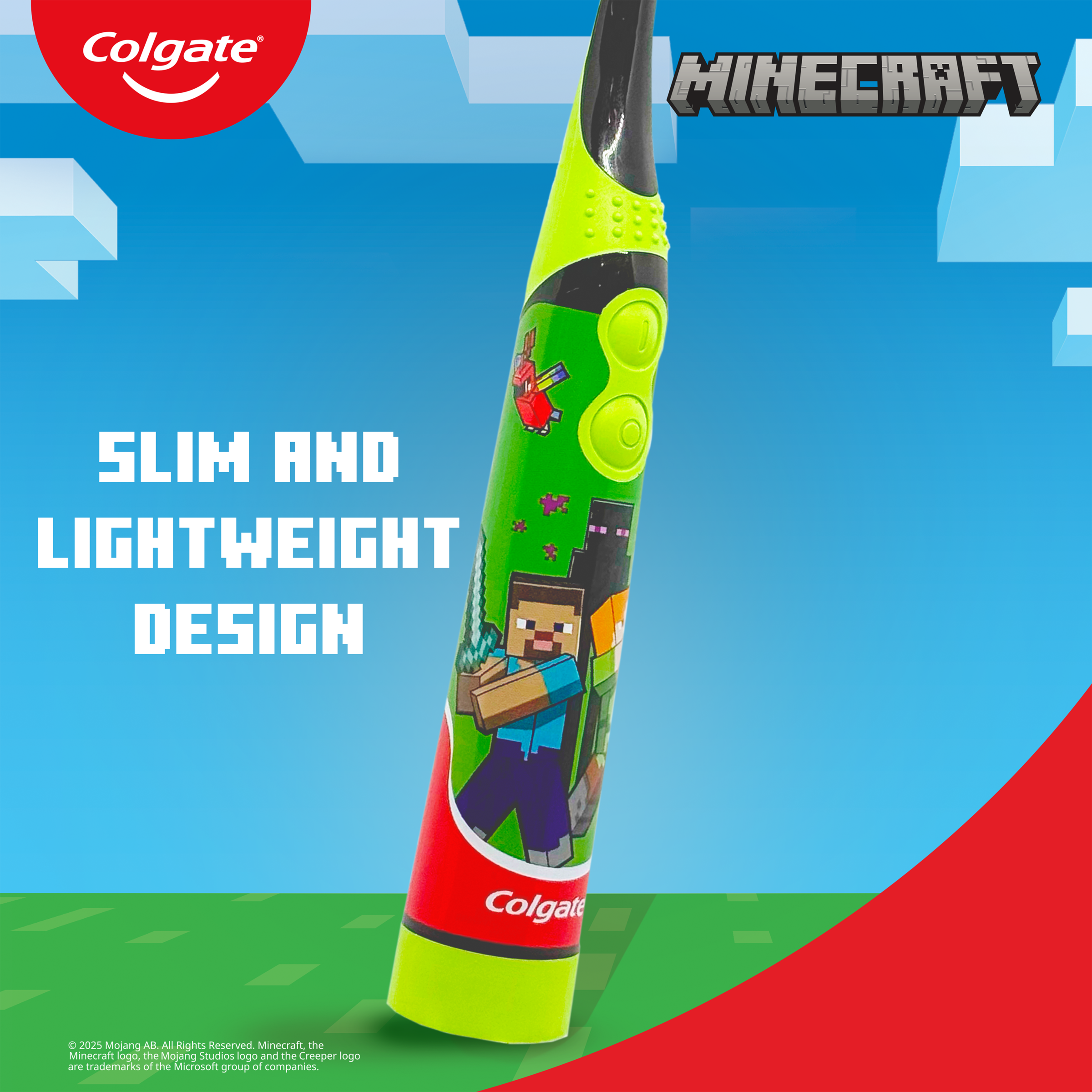 COLGATE TOOTHBRUSH KIDS SONIC MINECRAFT 1 PACK - Image 3