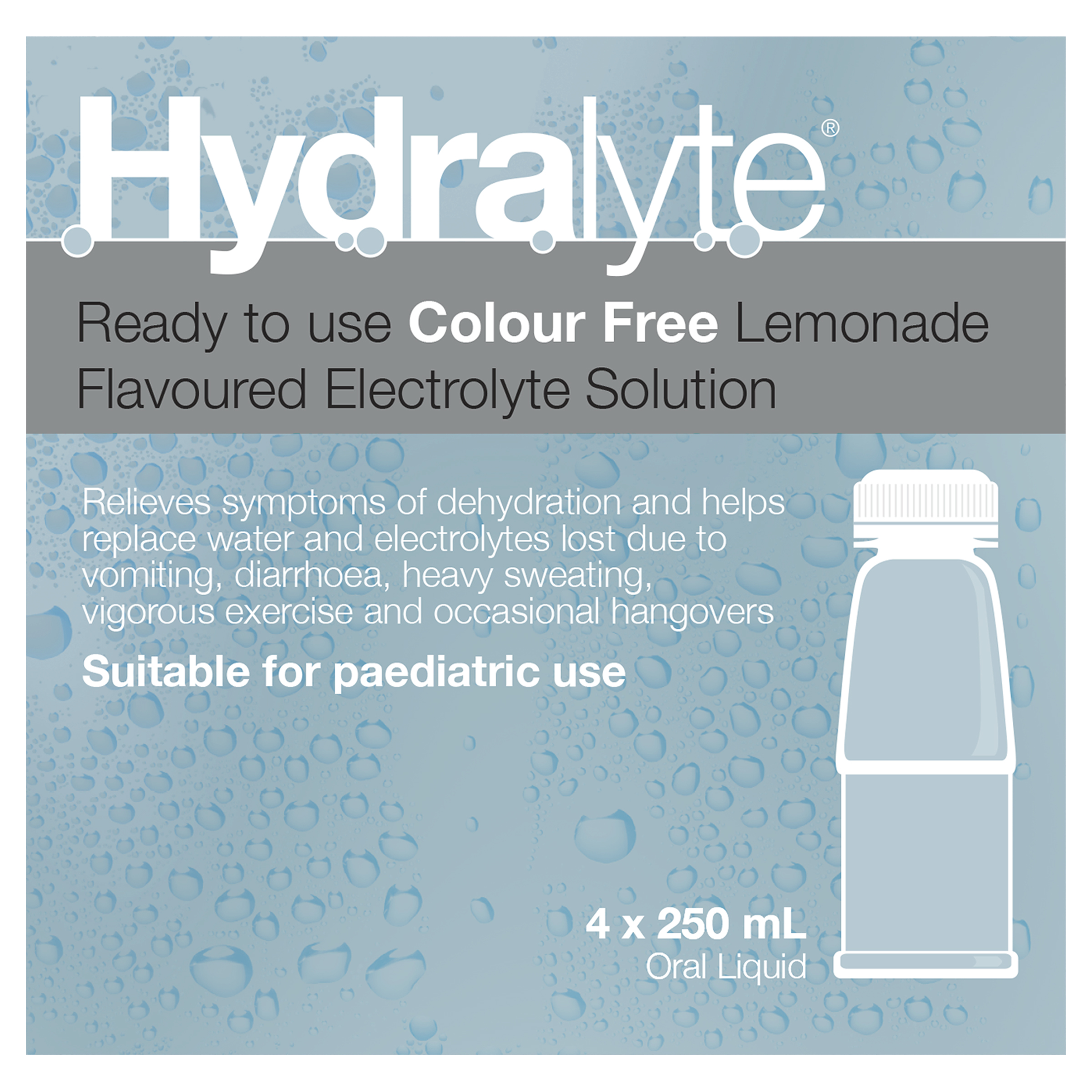 HYDRALYTE LIQUID LEMONADE READY TO DRINK 250ML 4 PACK - Image 5