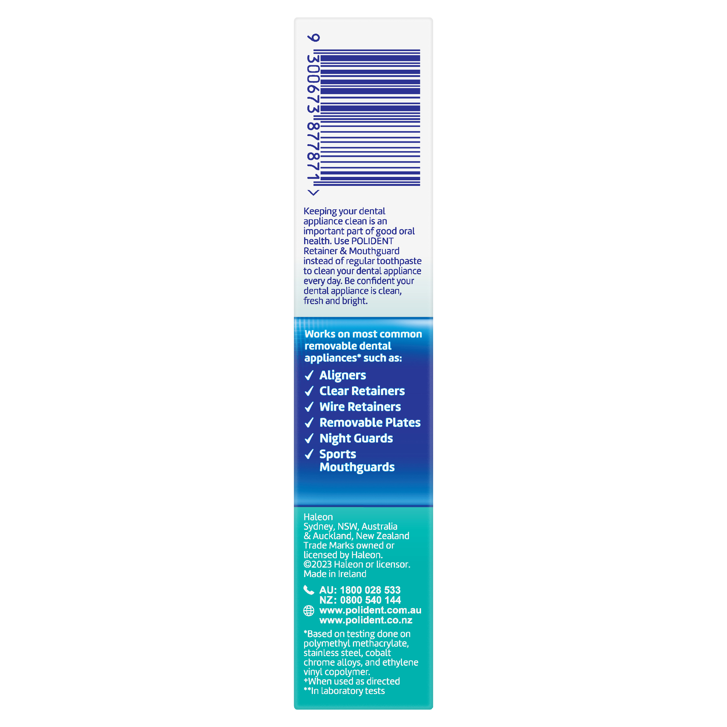 POLIDENT RETAINER & MOUTH GUARD 36 TABLETS - Image 6