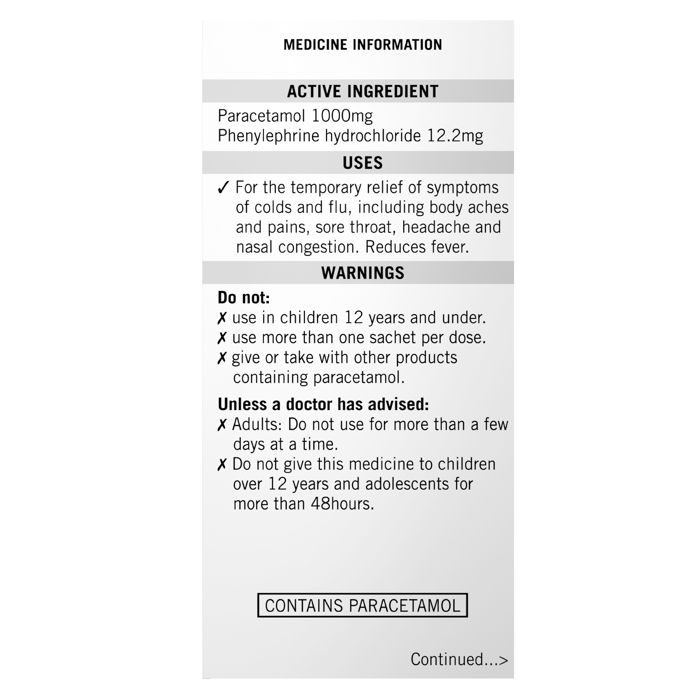 LEMSIP MAX DECONGESTANT BLACKCURRANT SACHETS 10 PACK - Image 5