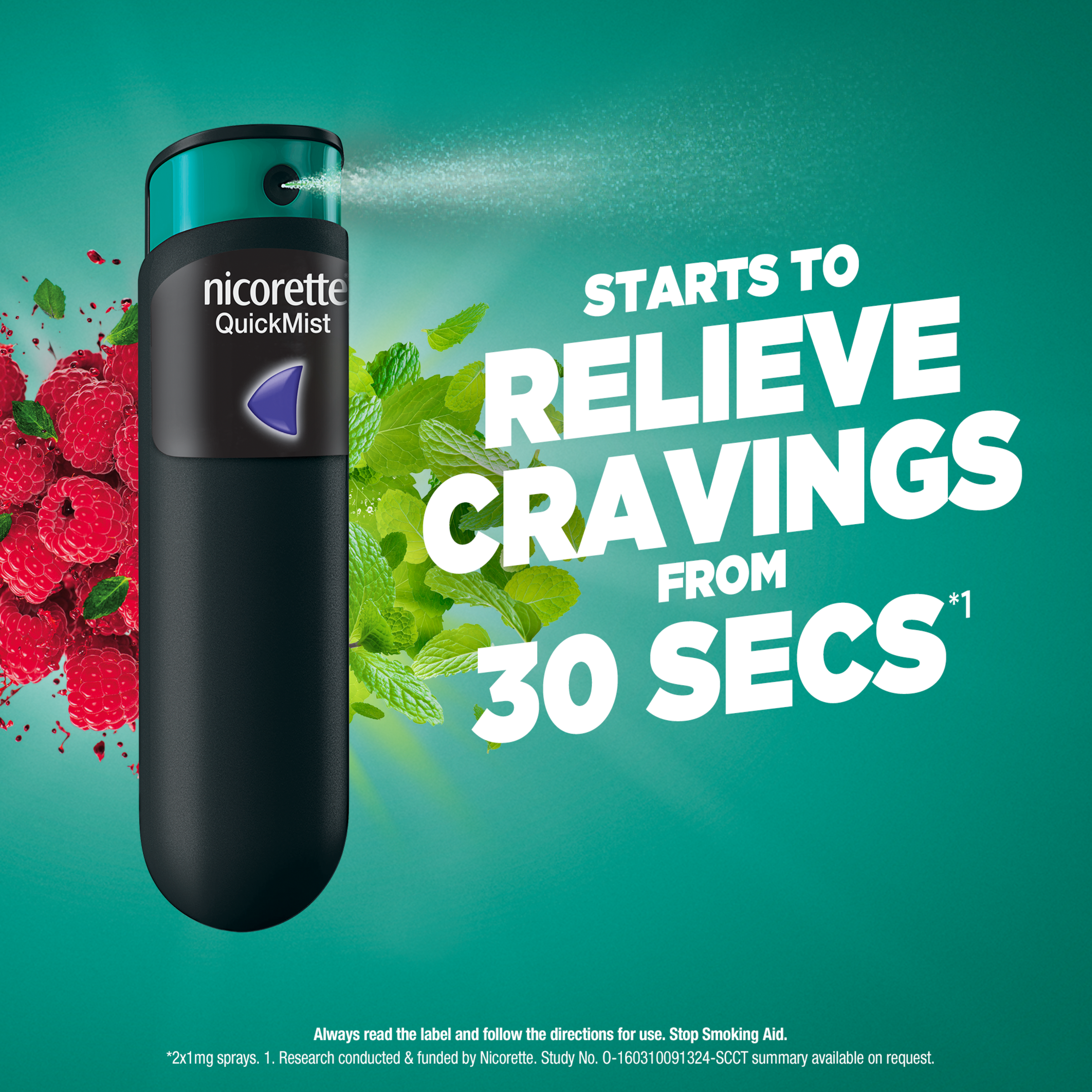 NICORETTE QUICKMIST COOL BERRY 150 SPRAYS TWIN PACK - Image 4