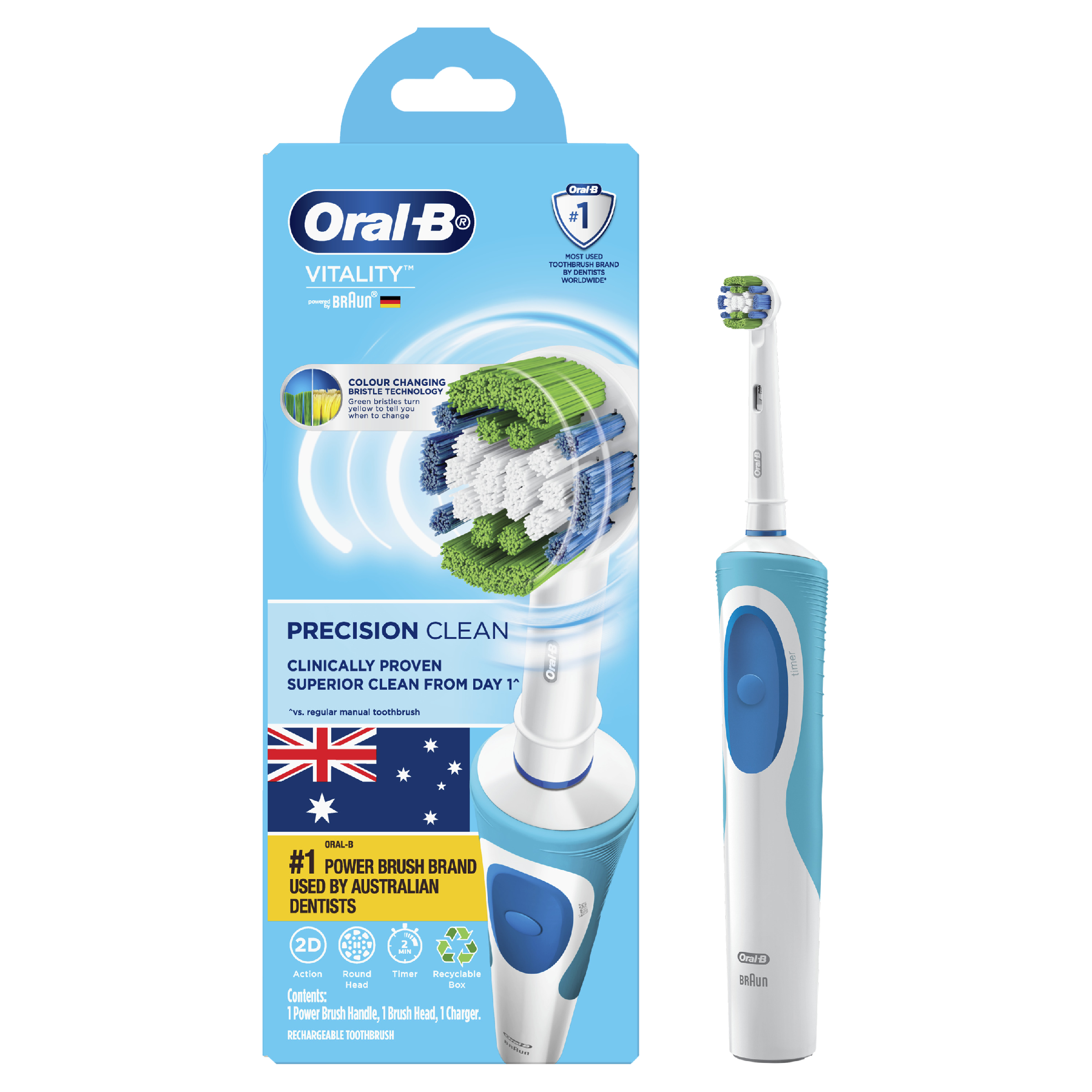 ORAL-B VITALITY+ POWER BRUSH MICROPULSE PRECISION CLEAN 1 PACK - Image 10