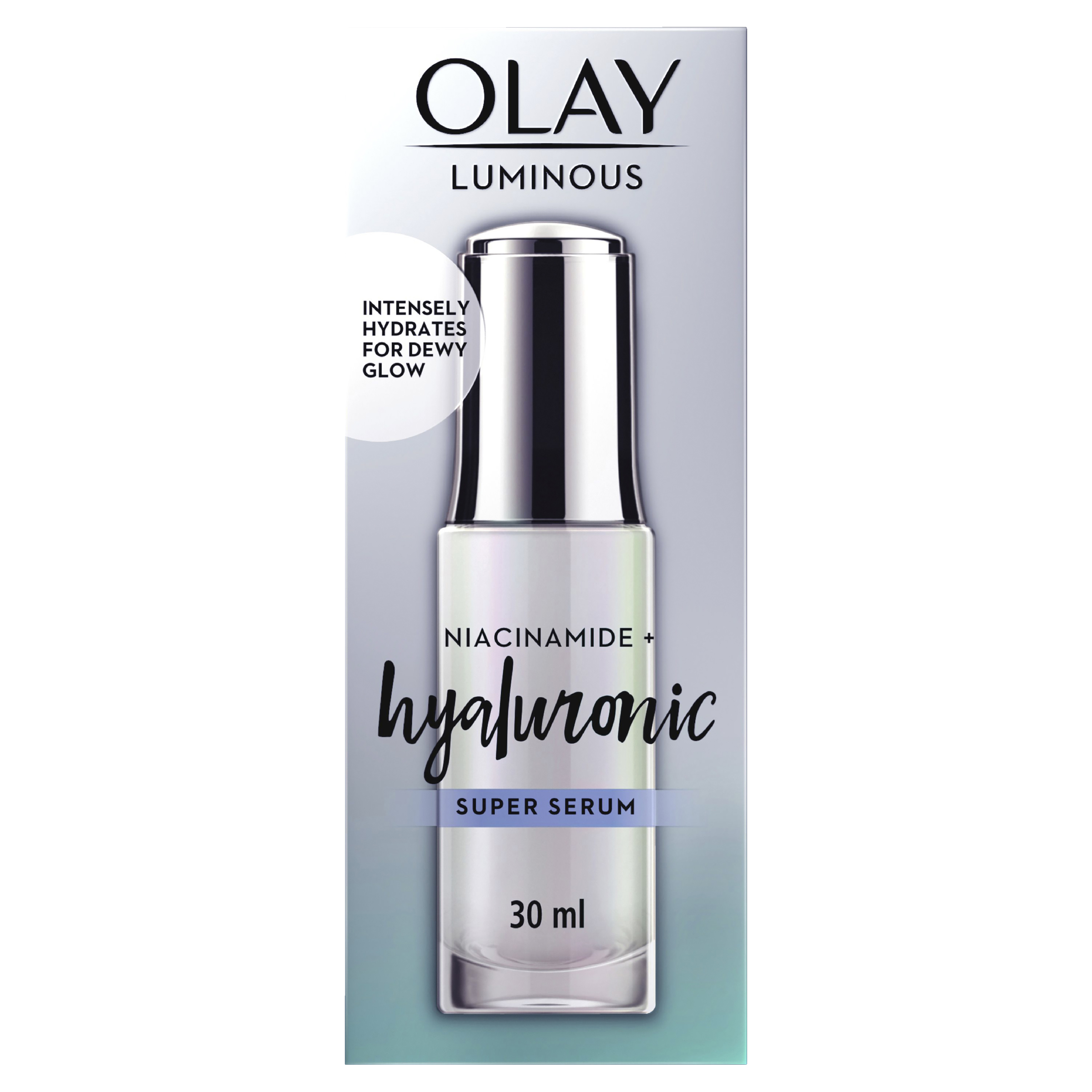 OLAY LUMINOUS NIACINAMIDE + HYALURONIC SUPER SERUM 30ML - Image 2