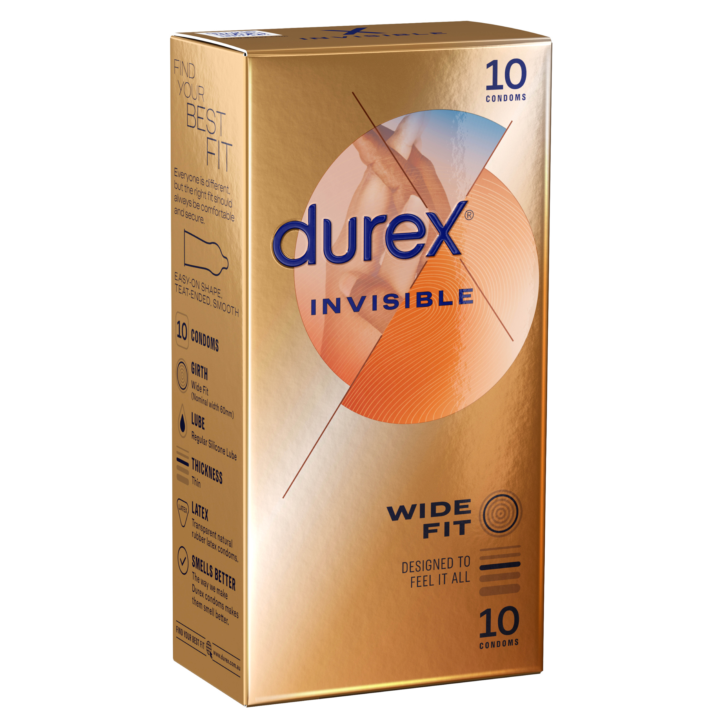 DUREX FETHERLITE ULTRA CONDOMS LARGER 10 PACK - Image 8