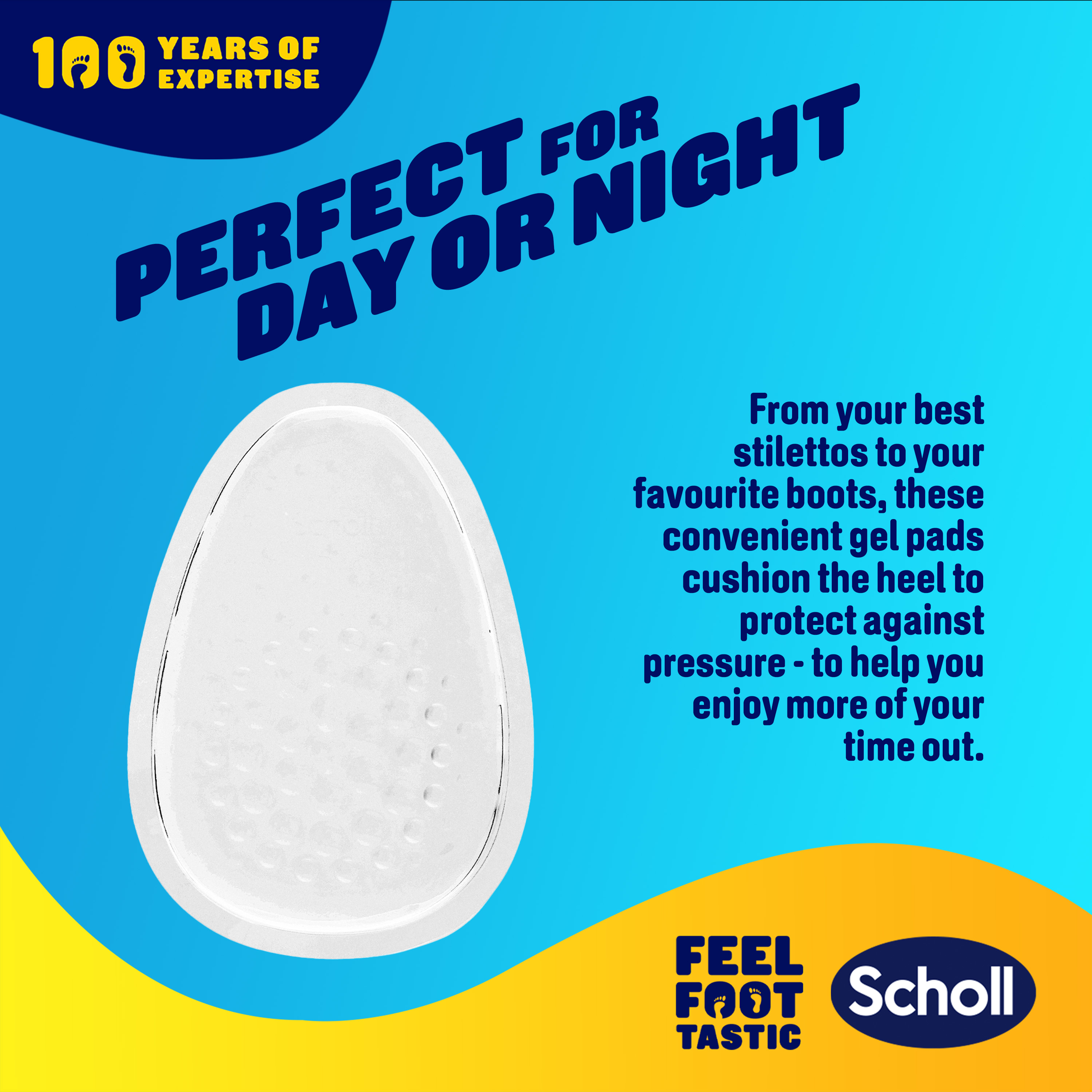 SCHOLL PARTY FEET GEL HEEL CUSHIONS 1 PAIR - Image 6