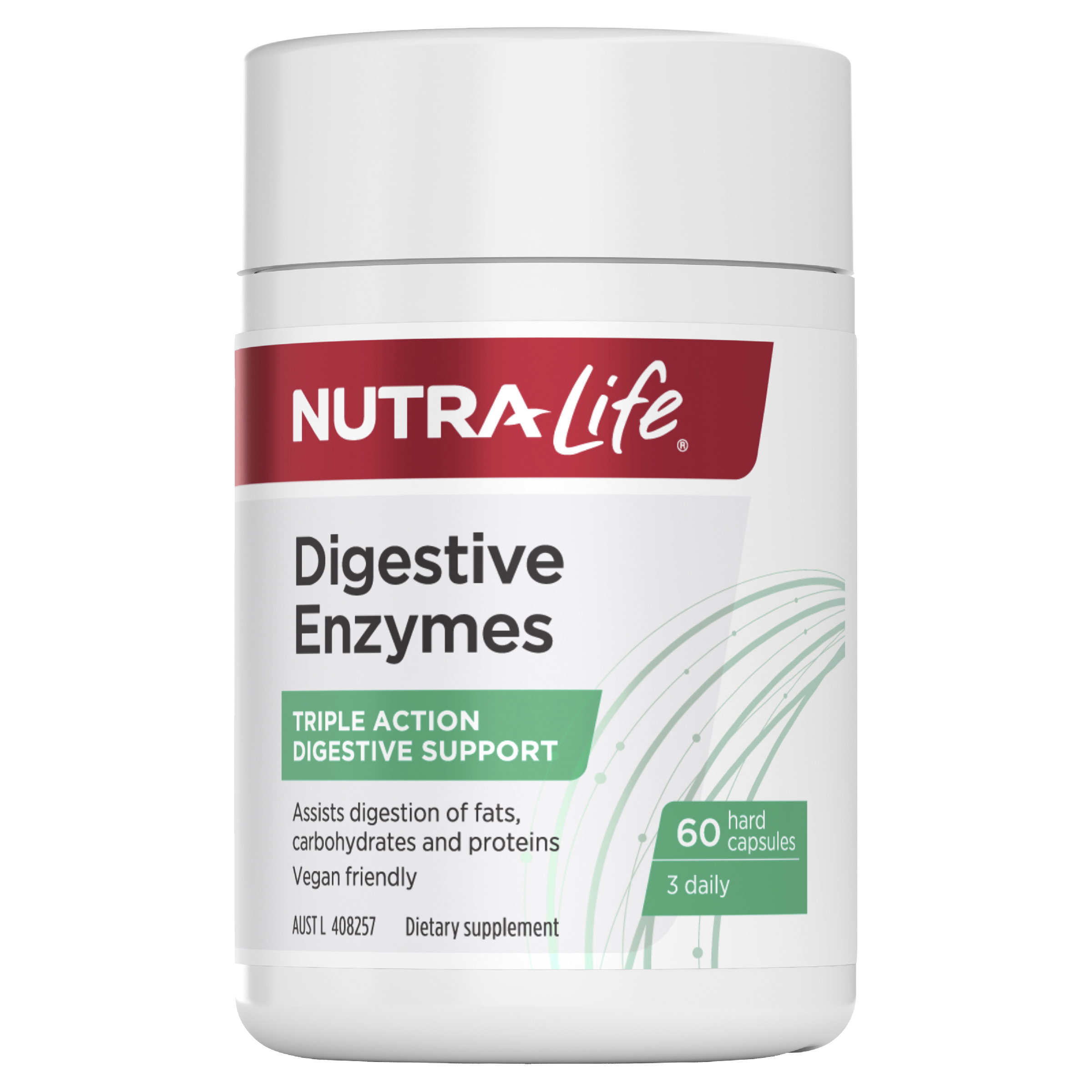 NUTRALIFE DIGESTIVE ENZYMES 60 CAPSULES