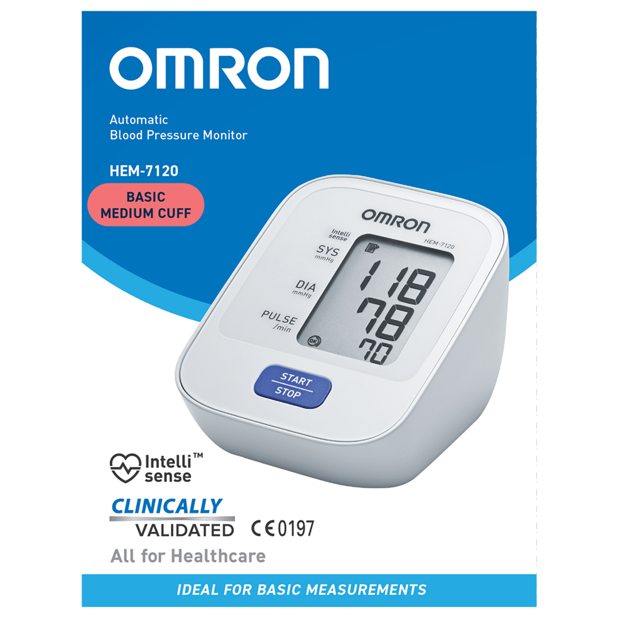 OMRON BLOOD PRESSURE MONITOR BASIC HEM7120 - Image 2