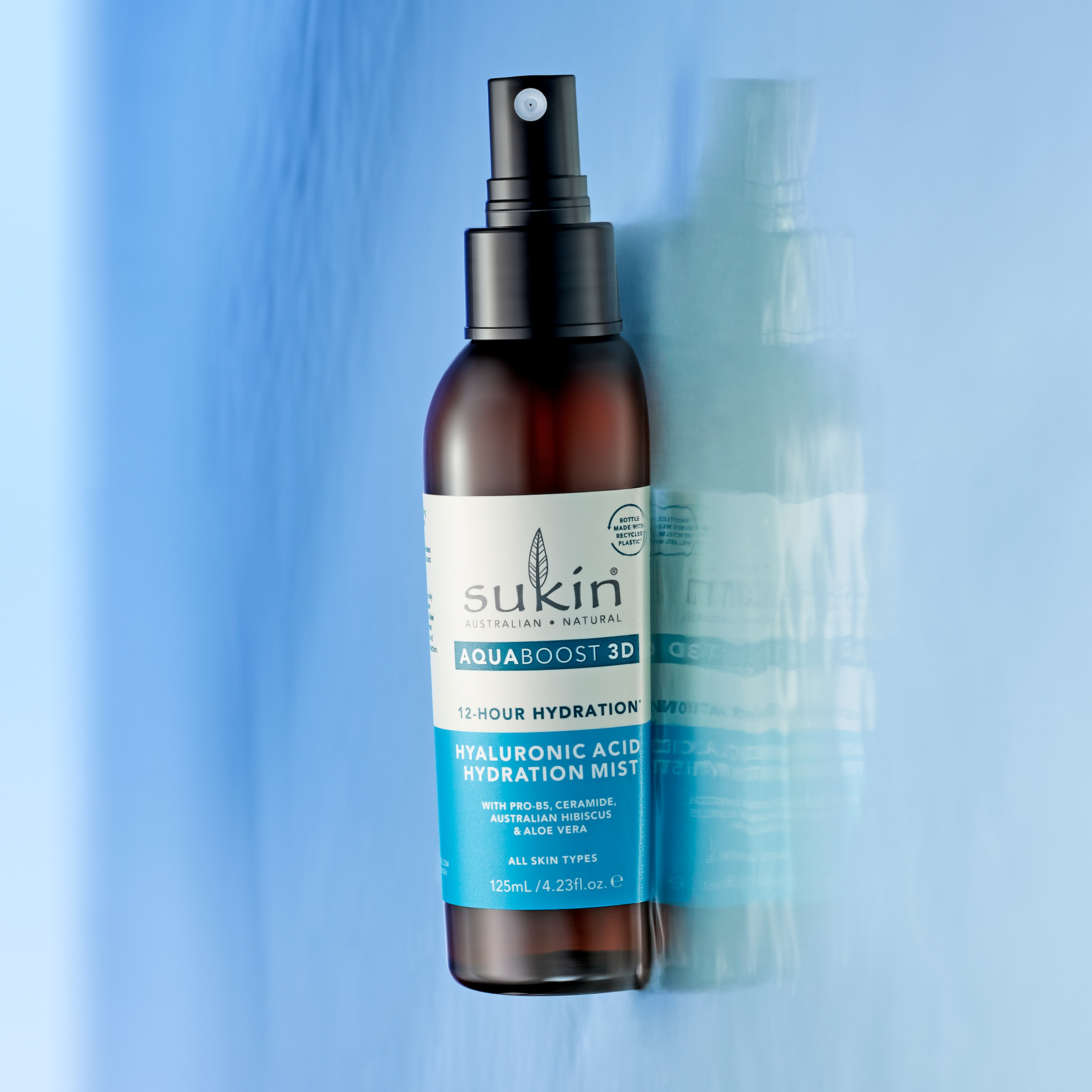 SUKIN AQUABOOST 3D HYALURONIC ACID HYDRATING MIST 125ML - Image 5