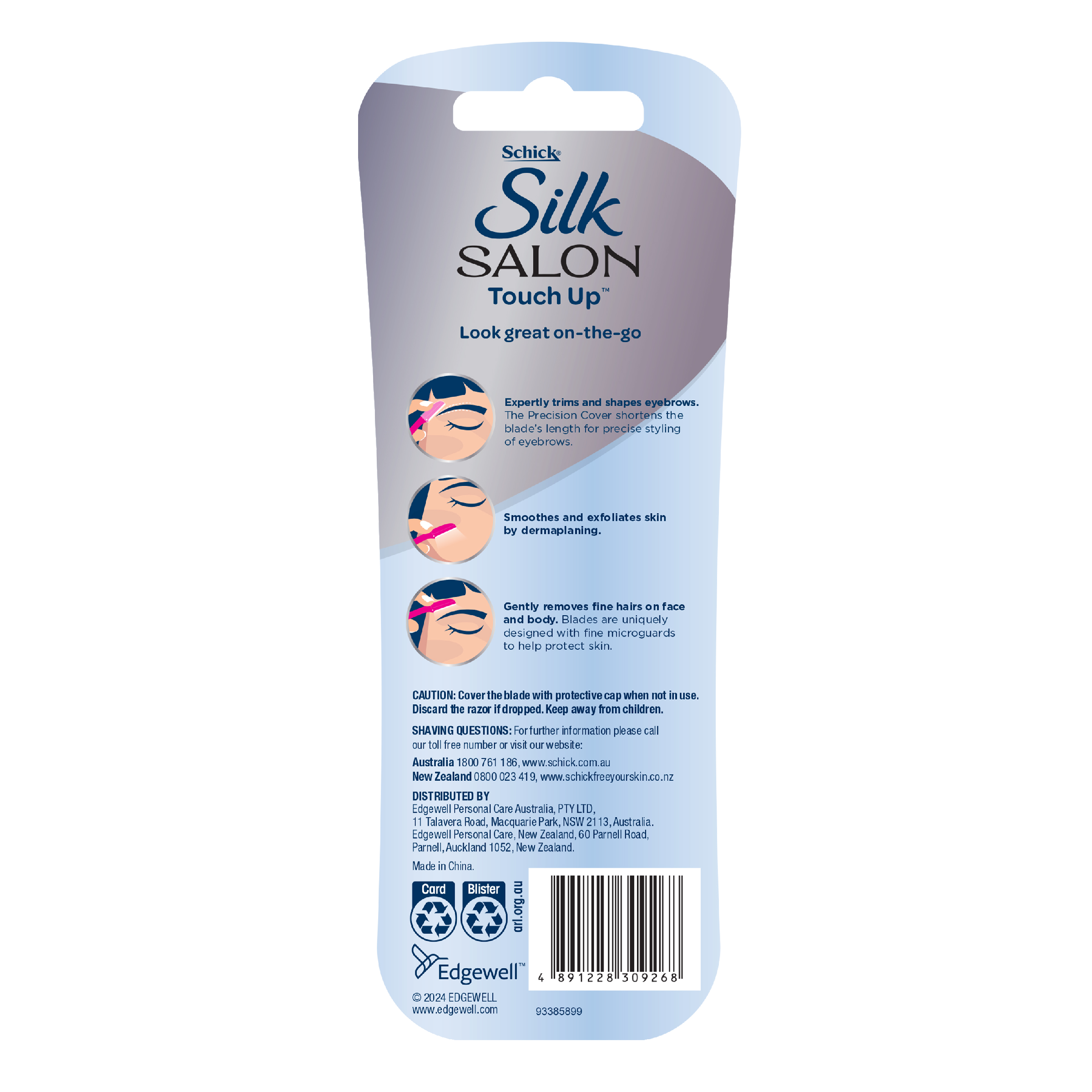 SCHICK HYDRO SILK TOUCH UP RAZOR - Image 2