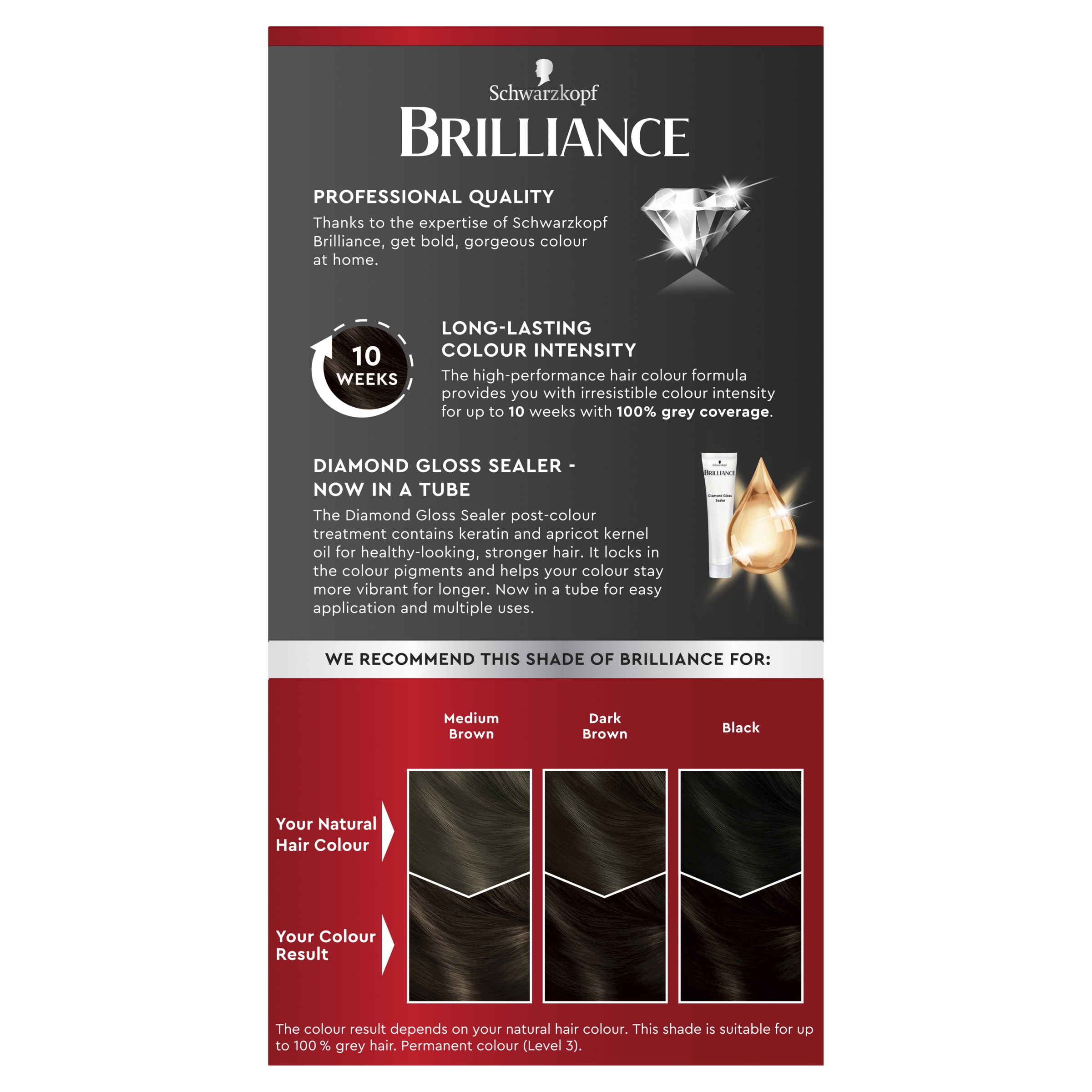 SCHWARZKOPF BRILLIANCE 89 BITTER SWEET CHOCOLATE - Image 4