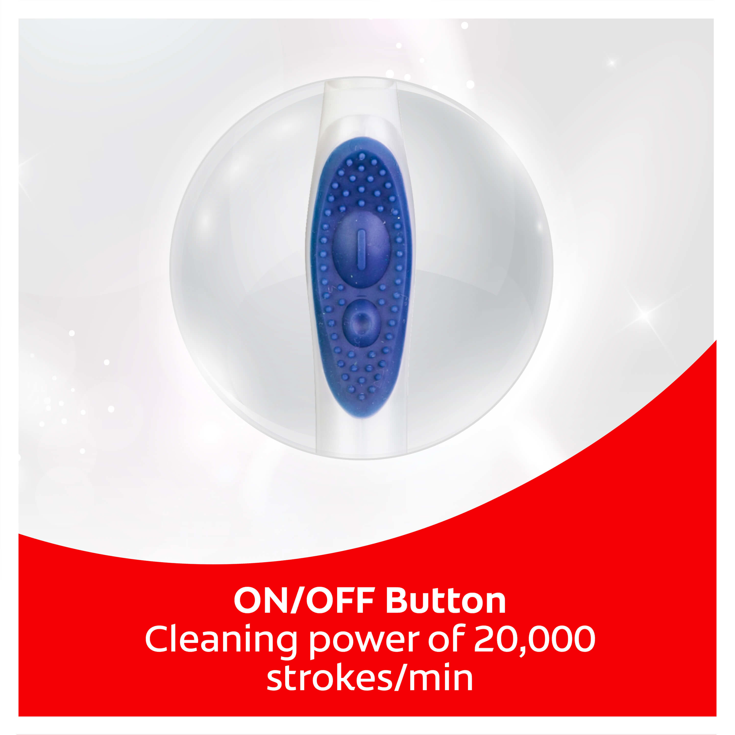 COLGATE TOOTHBRUSH OPTIC WHITE 360° POWER SONIC MEDIUM 1 PACK - Image 6