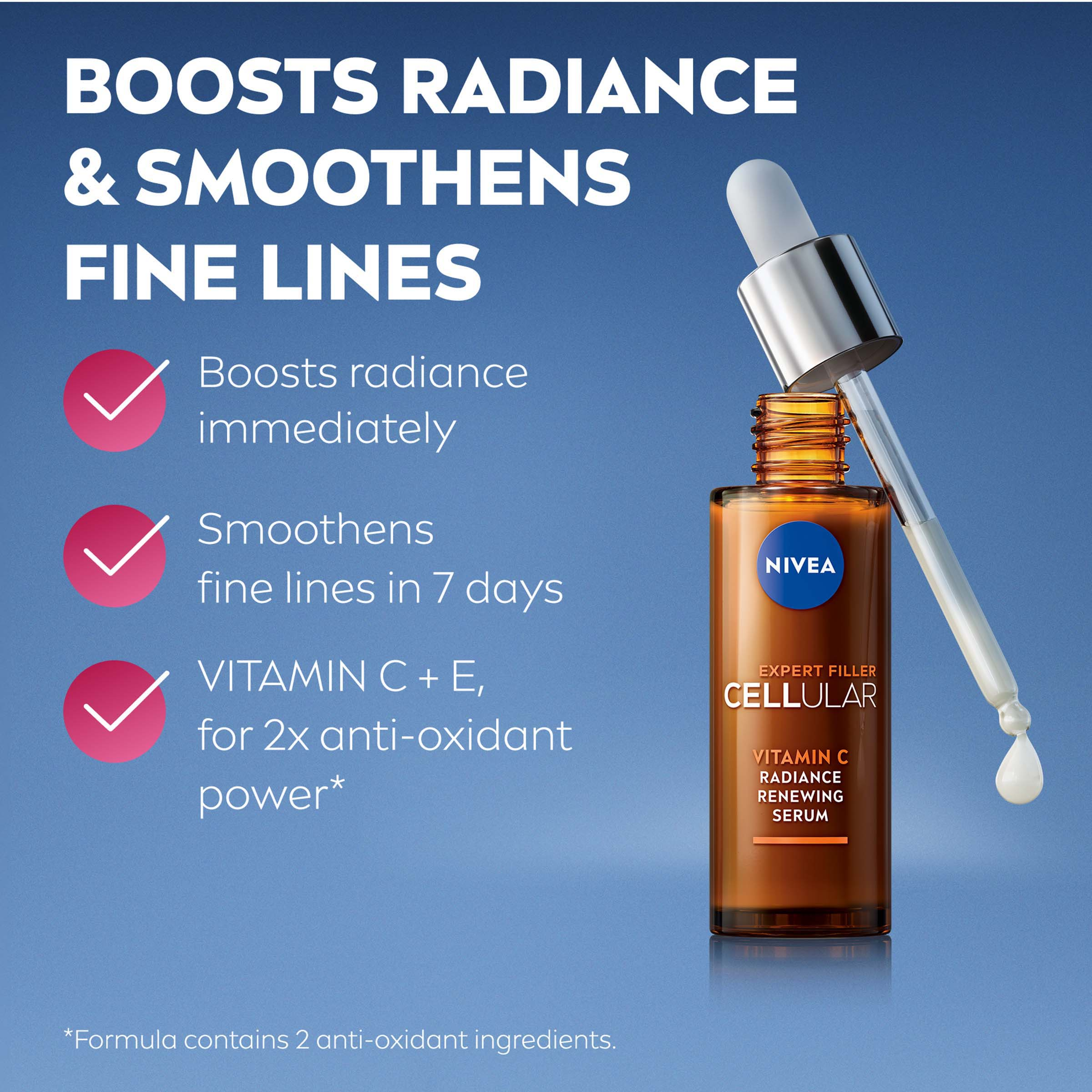 NIVEA EXPERT FILLER CELLULAR VITAMIN C SERUM 30ML - Image 3