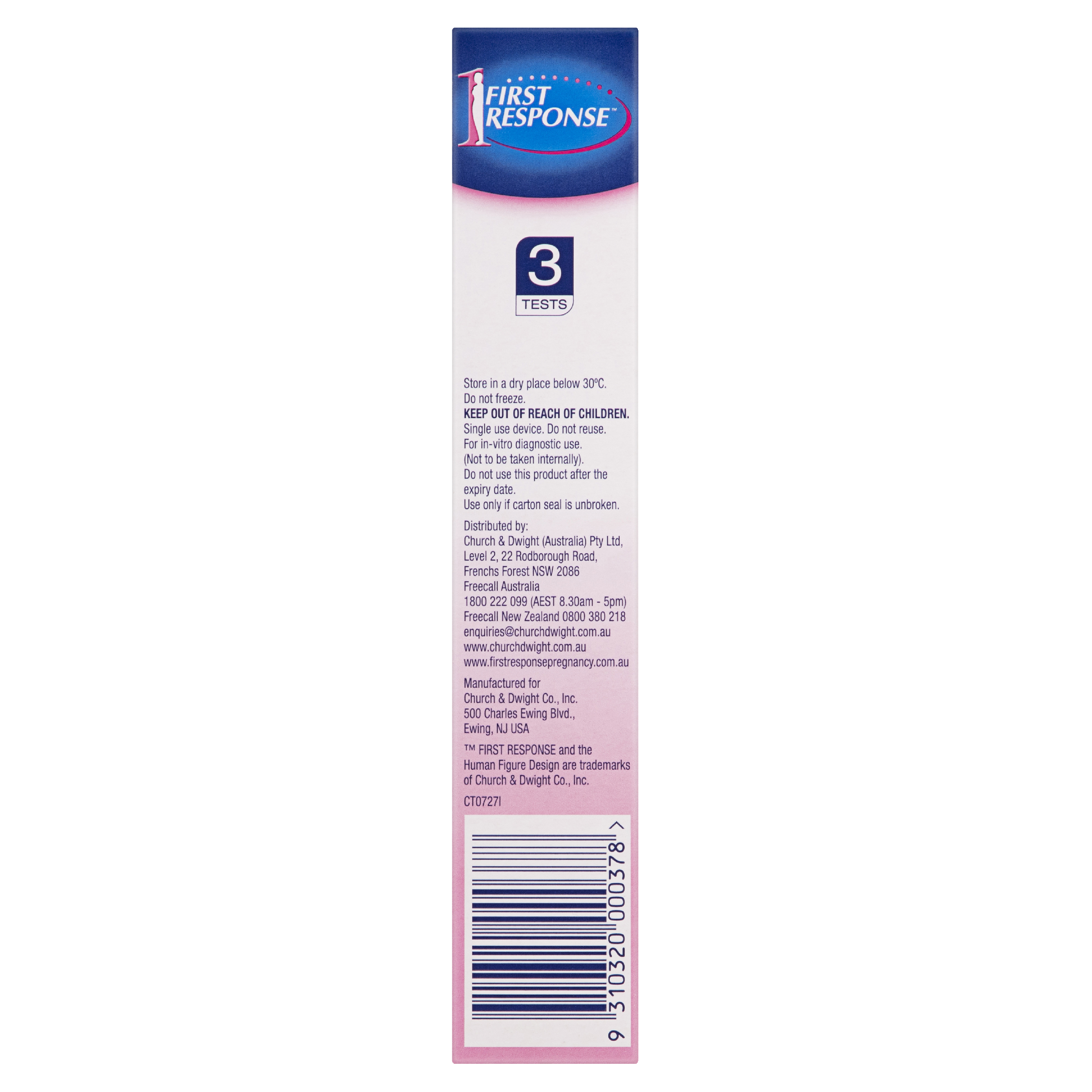 FIRST RESPONSE EARLY RESULT IN-STREAM PREGNANCY TEST 3 PACK - Image 6