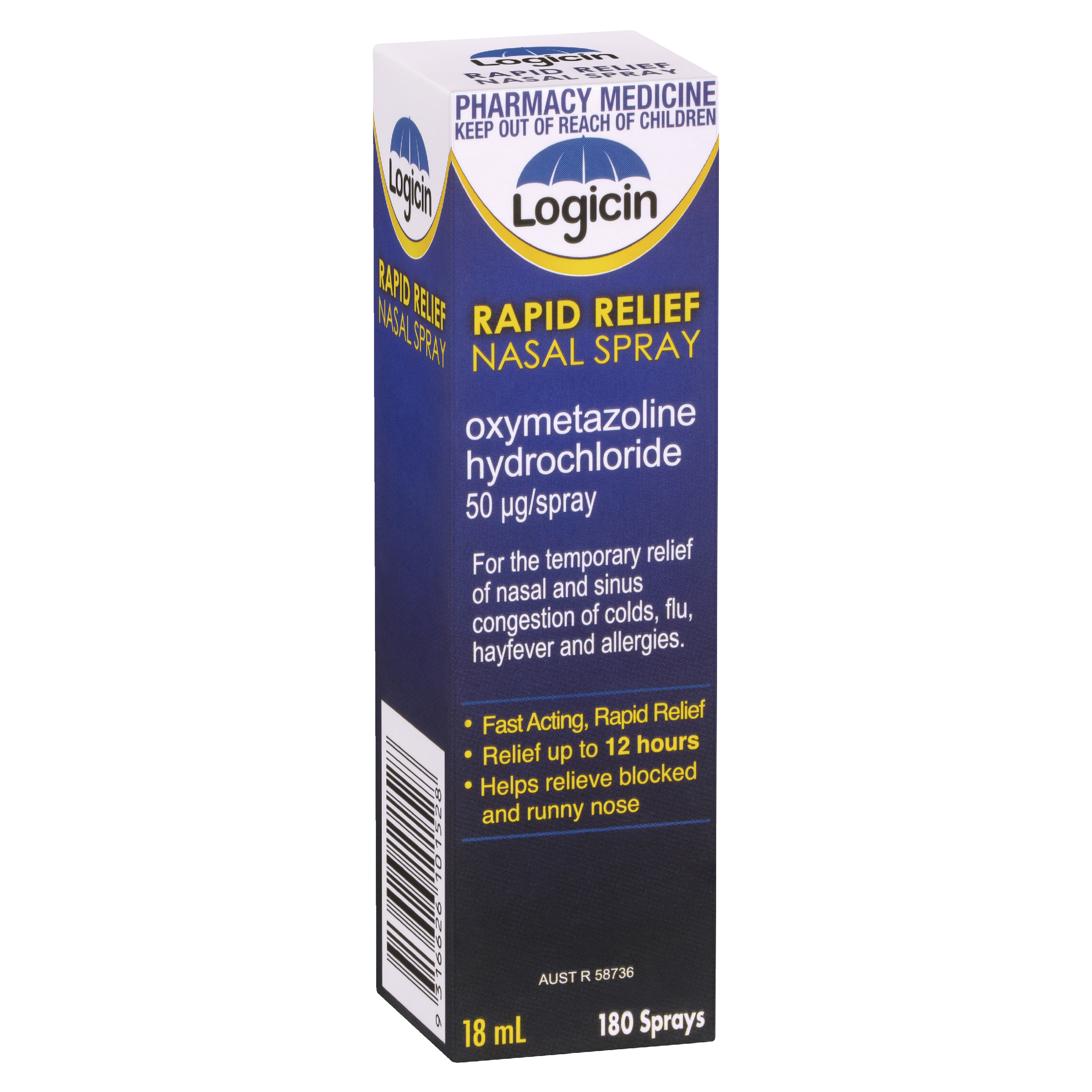 LOGICIN NASAL SPRAY 18ML
