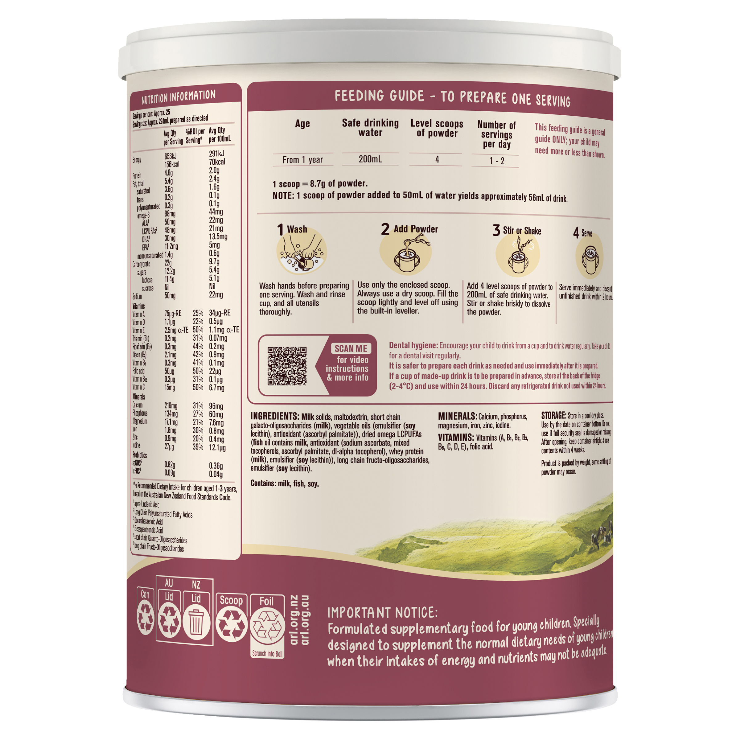 KARICARE+ TODDLER MILK DRINK STAGE 3 900G - Image 2