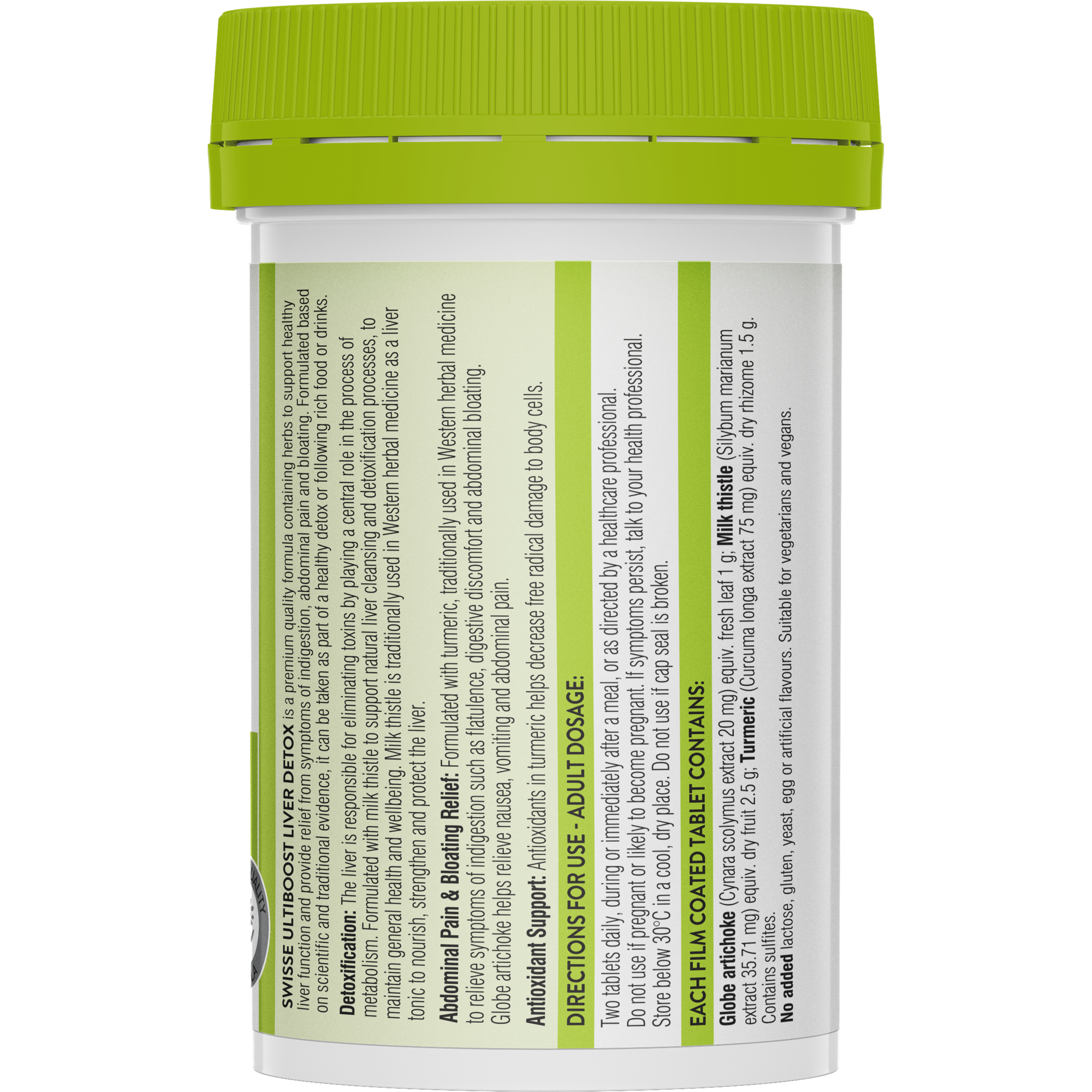 SWISSE ULITBOOST LIVER DETOX 60 TABLETS - Image 2