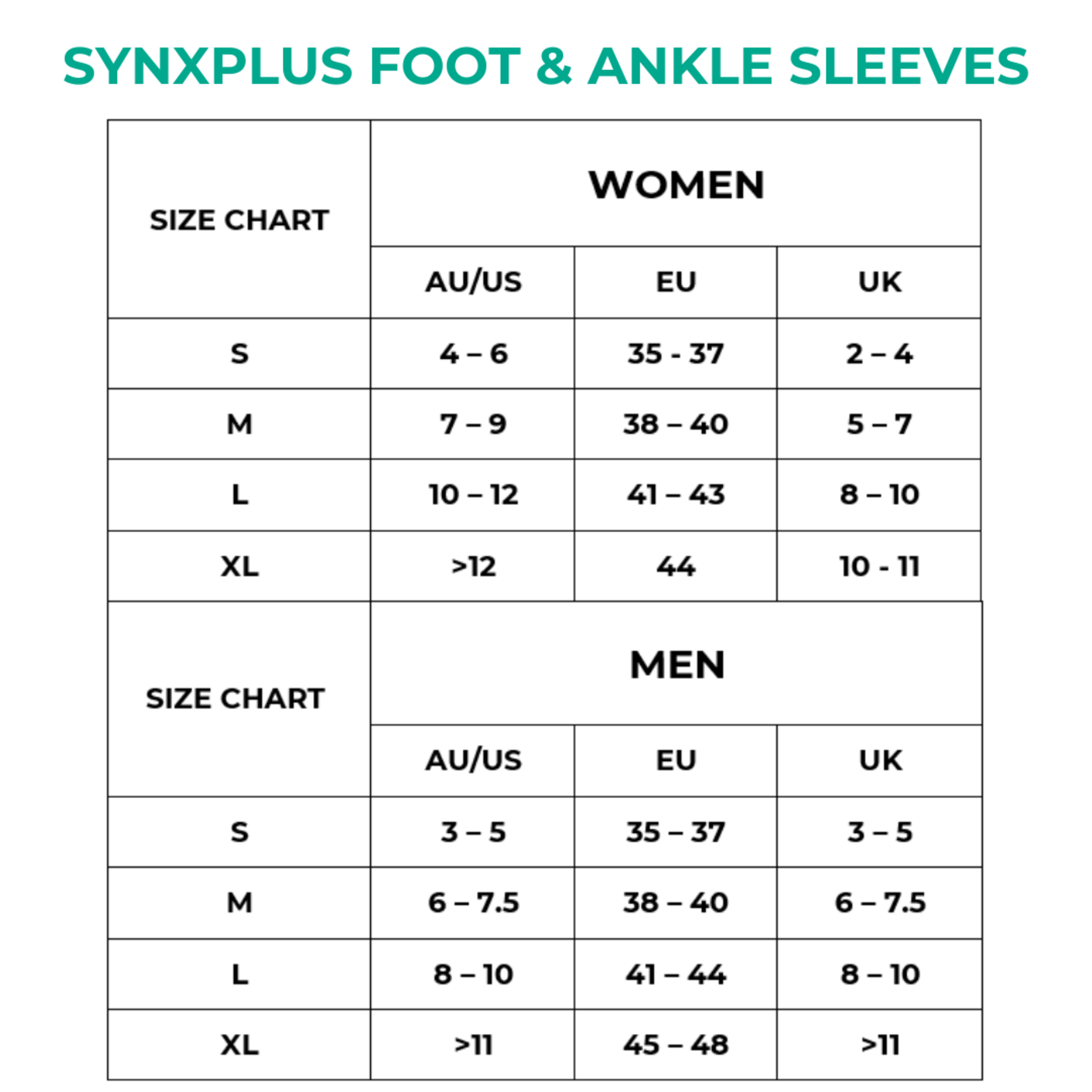 SYNXPLUS FOOT & ANKLE SLEEVE BEIGE X-LARGE - Image 9