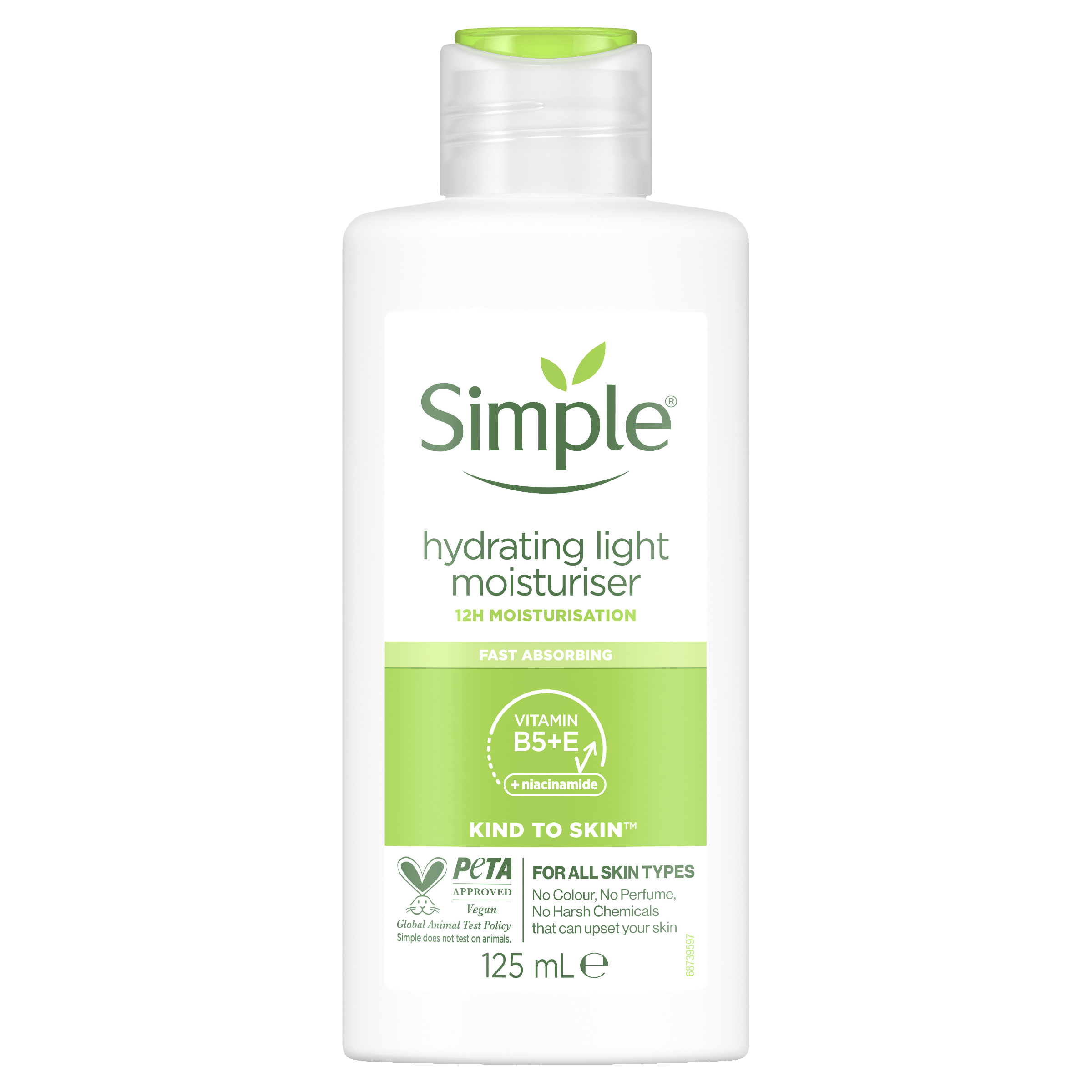 SIMPLE HYDRATING LIGHT MOISTURISER 125ML