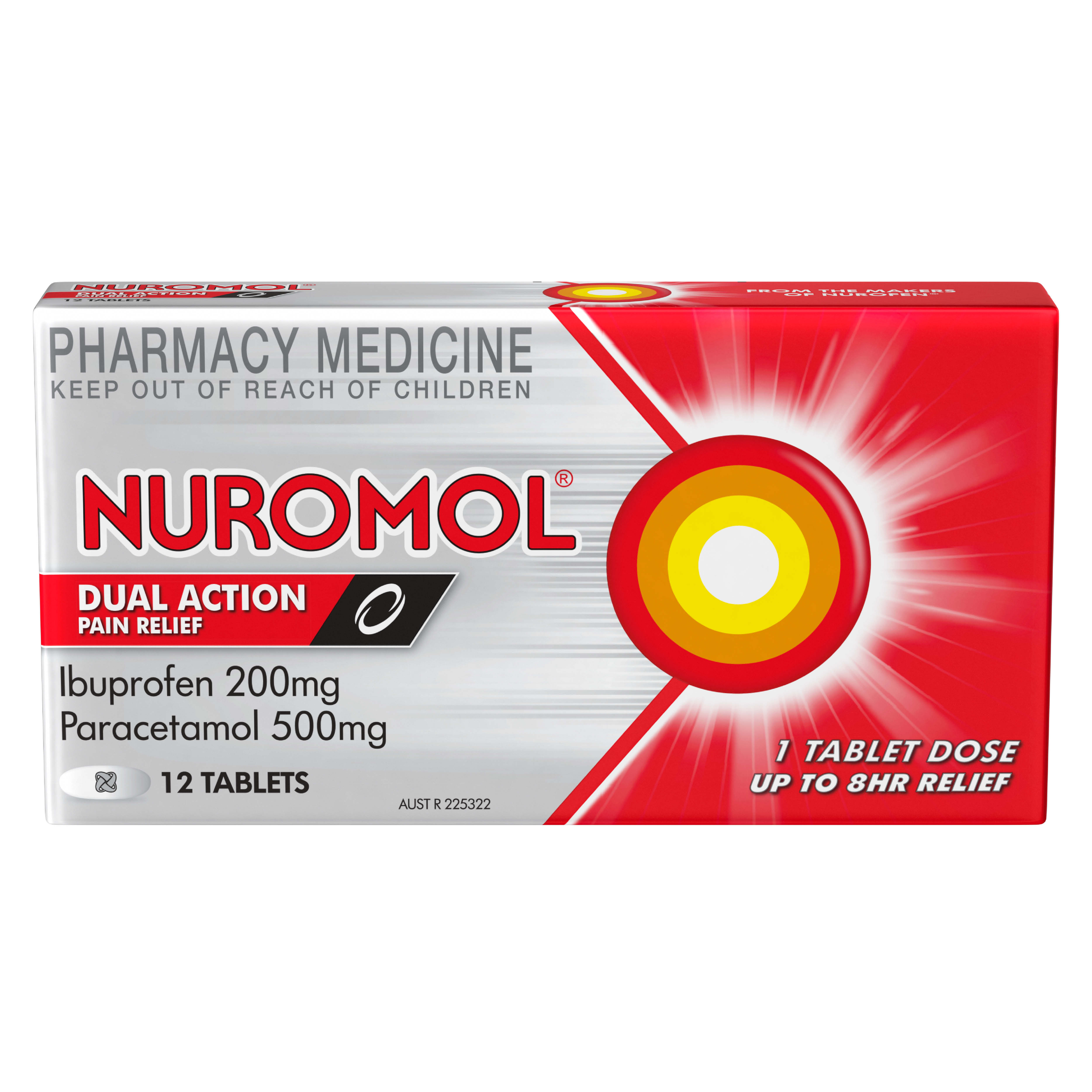 NUROMOL 12 TABLETS