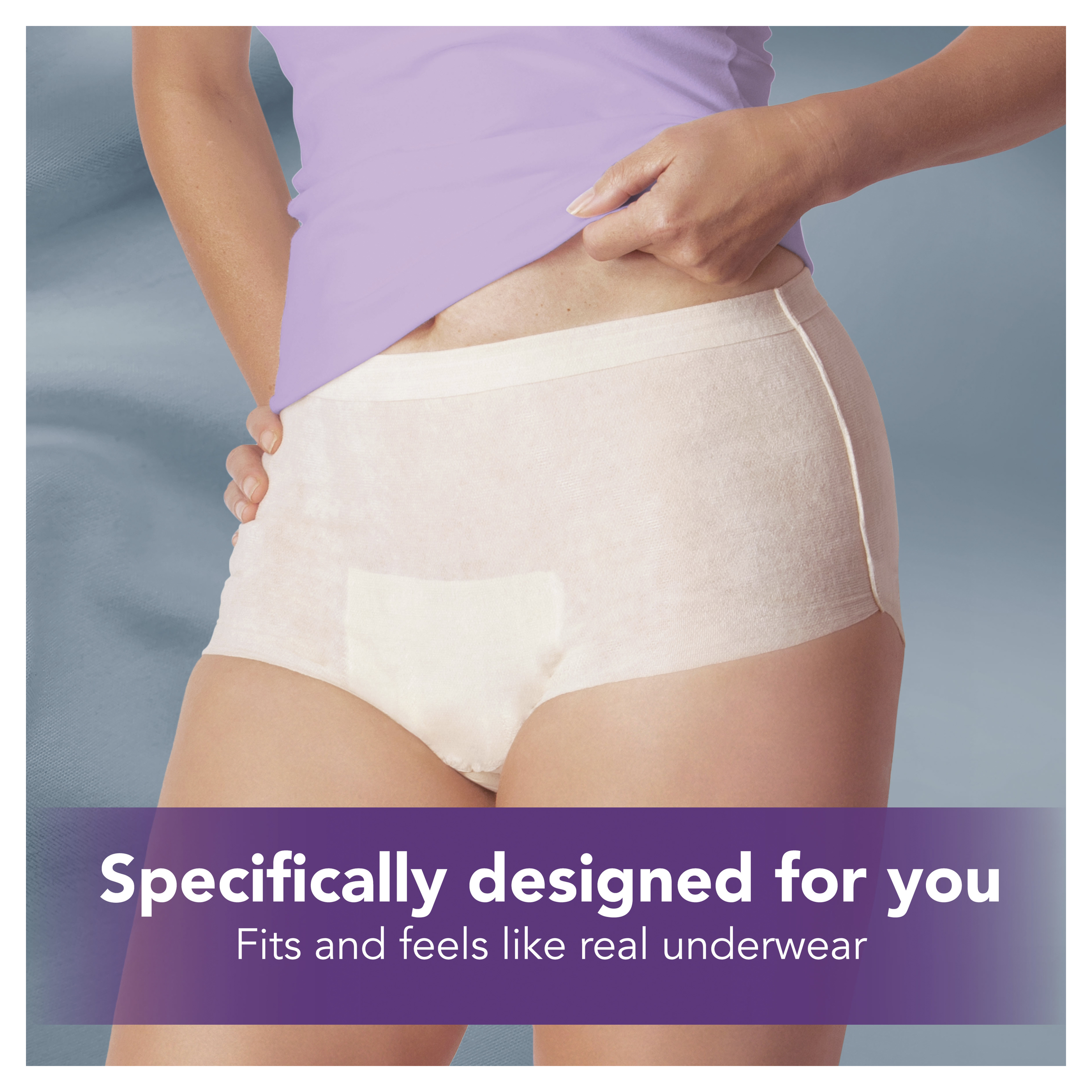 DEPEND WOMEN REAL FIT N/DEF UNDERWEAR 9D LARGE 8 PACK - Image 8