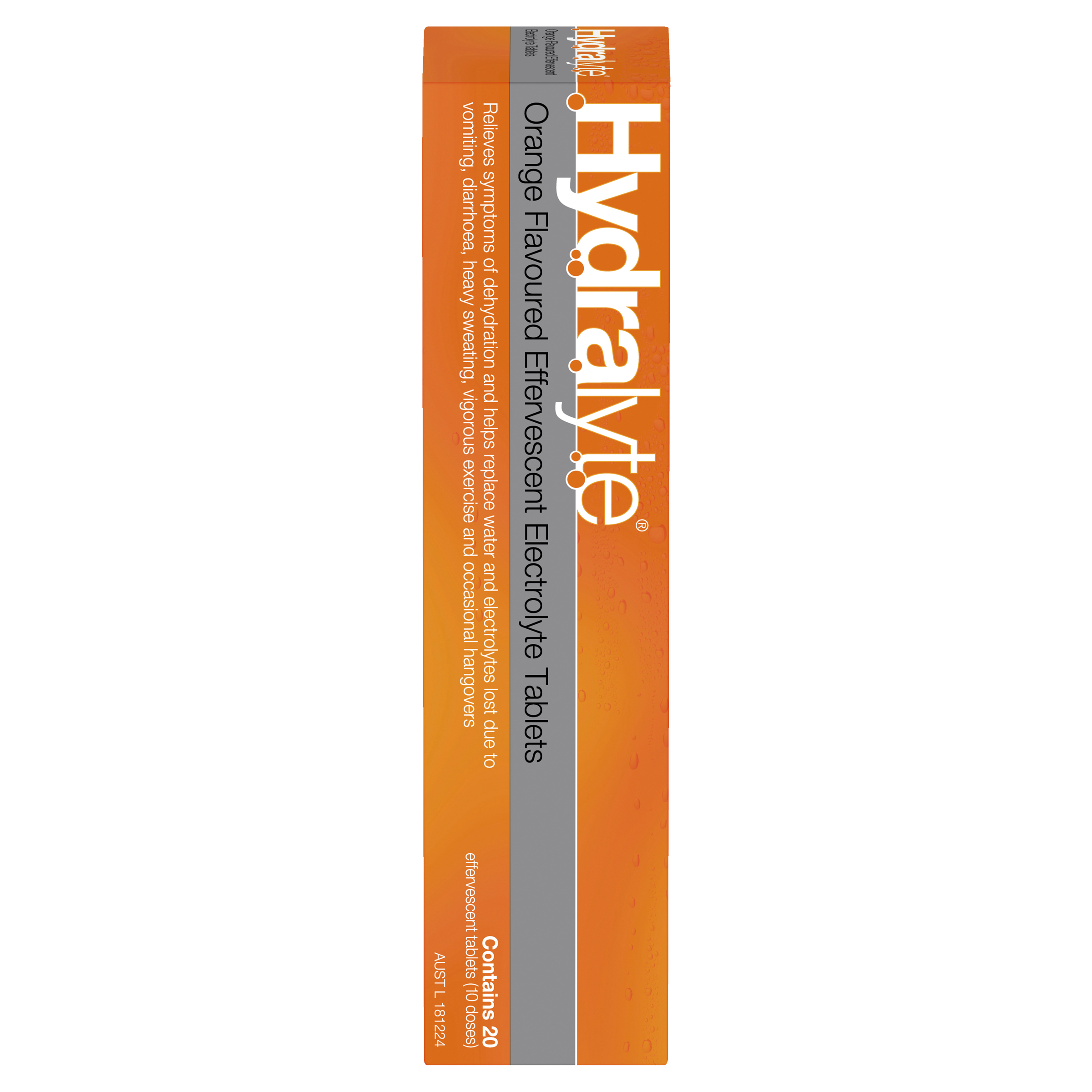 HYDRALYTE EFFERVESCENT ORANGE 20 TABLETS - Image 2