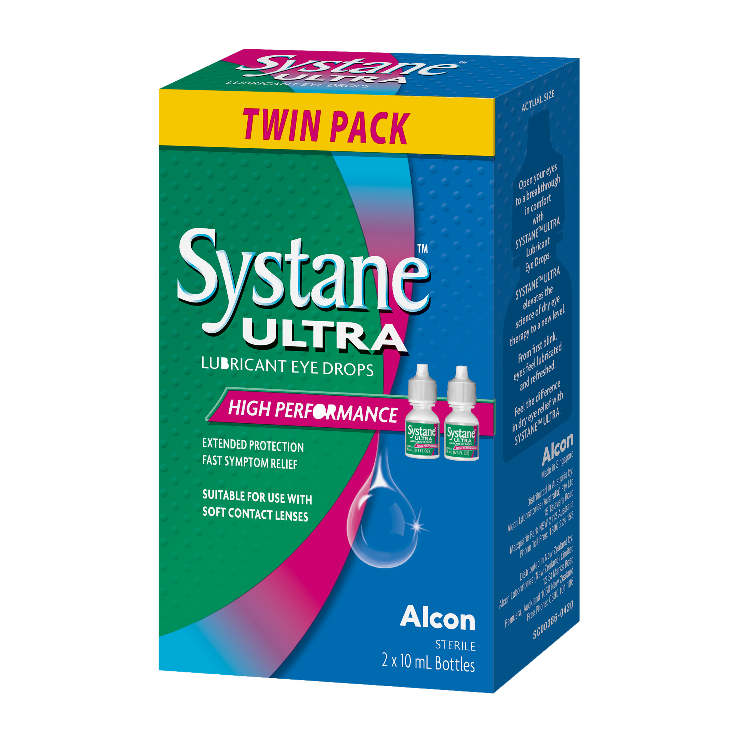 SYSTANE ULTRA LUBRICANT EYE DROPS 10ML TWIN PACK - Image 7