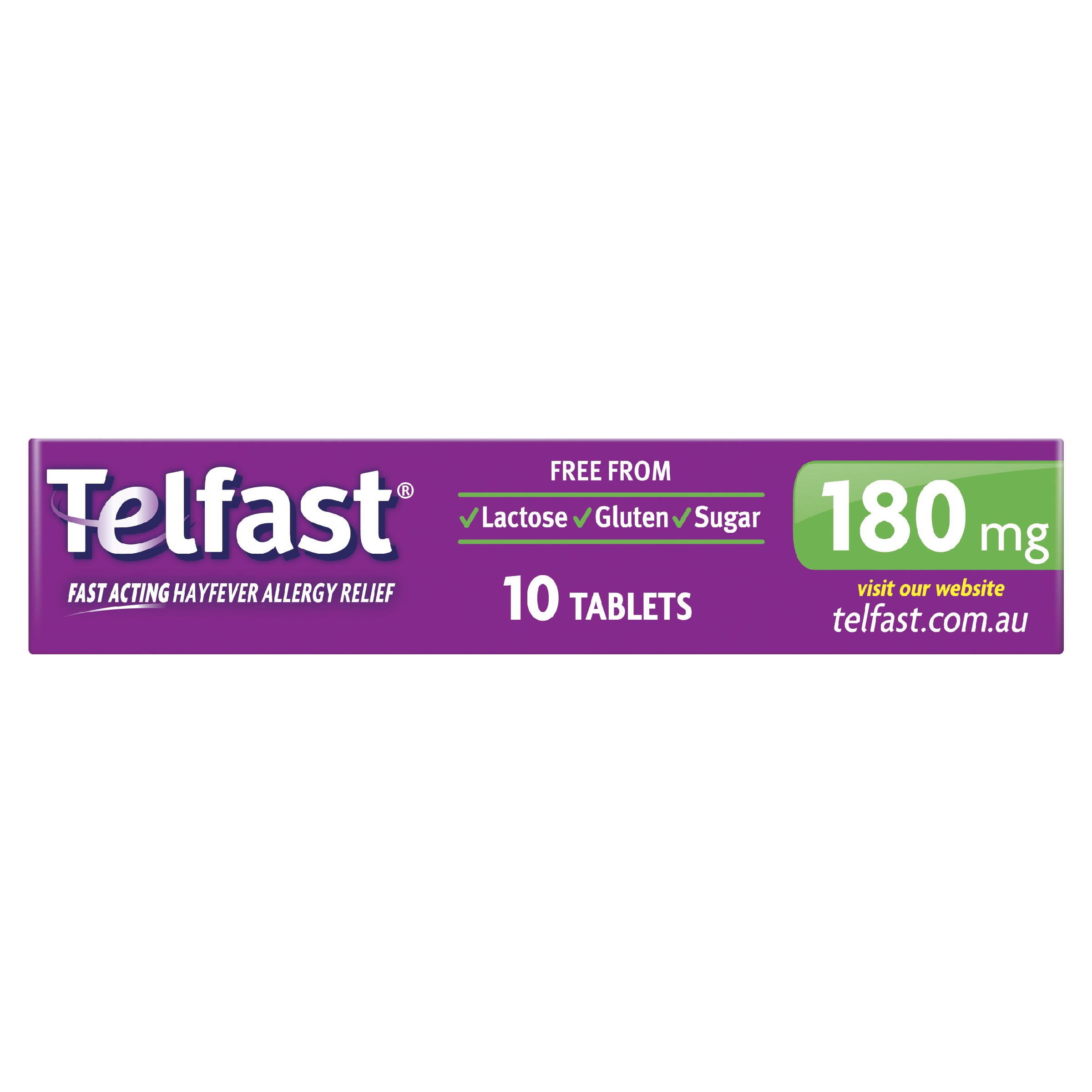 TELFAST 180MG 10 TABLETS - Image 4