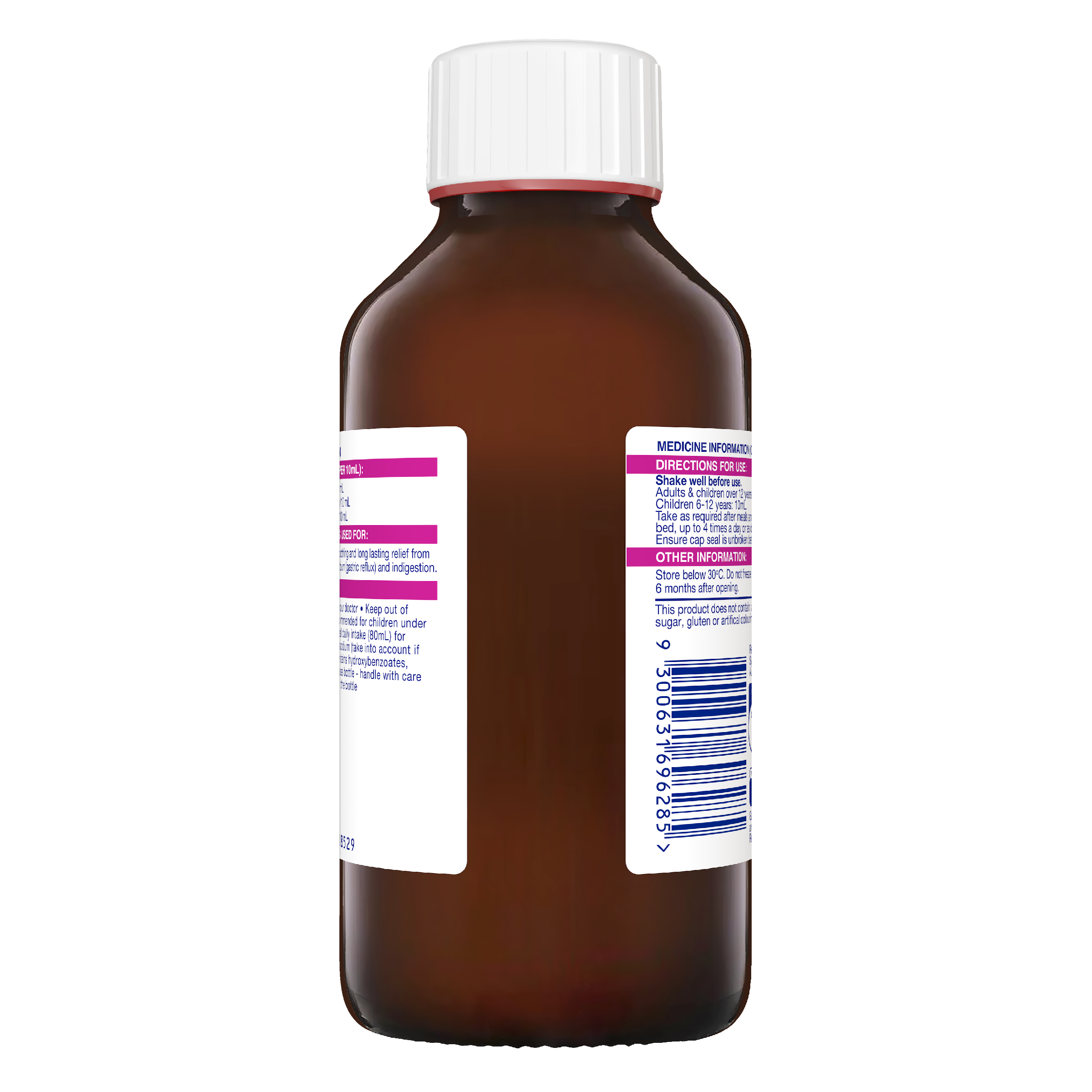 GAVISCON DUAL ACTION MIXED BERRY LIQUID 300ML - Image 4