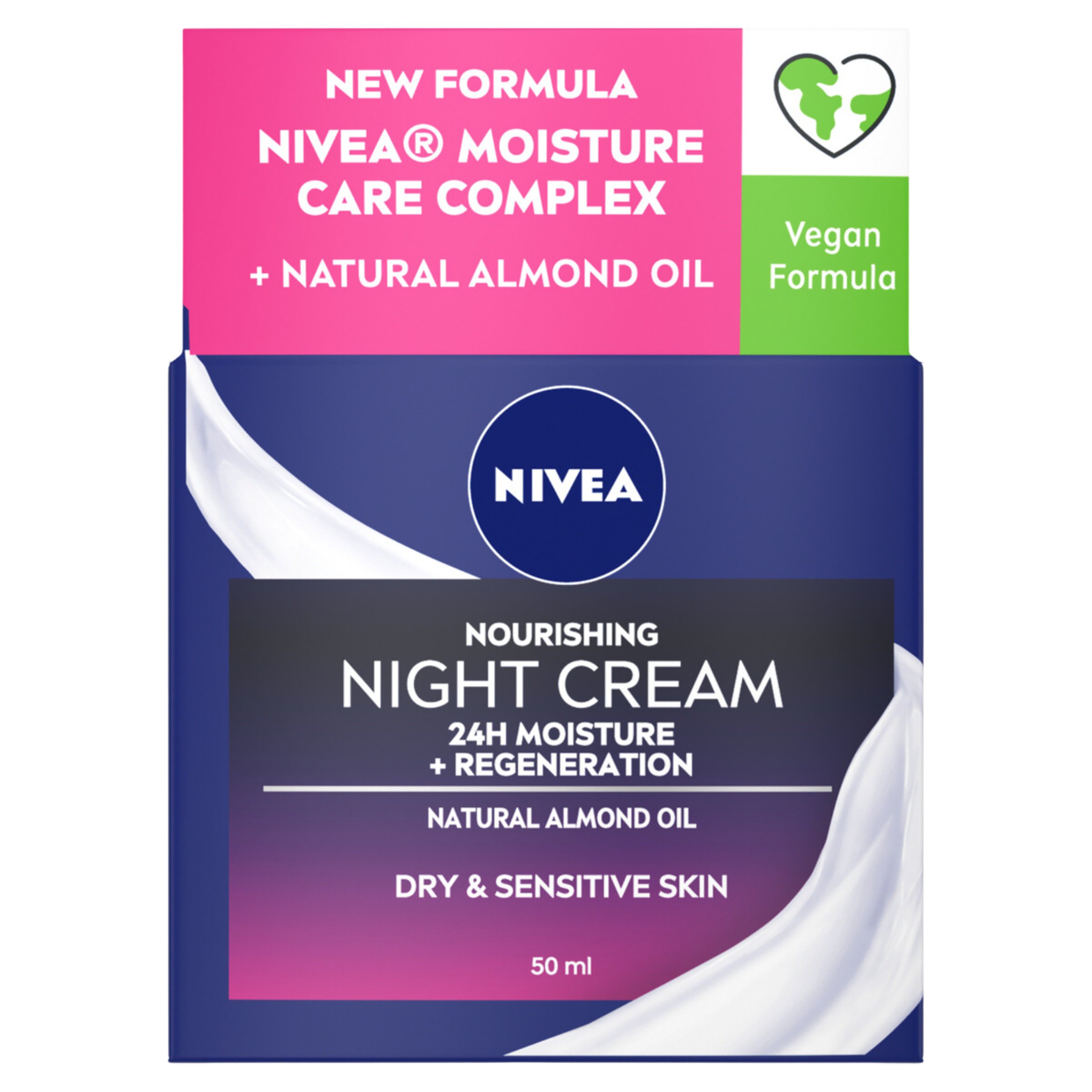 NIVEA DAILY ESSENTIALS  NIGHT CREAM DRY & SENSITIVE 50ML