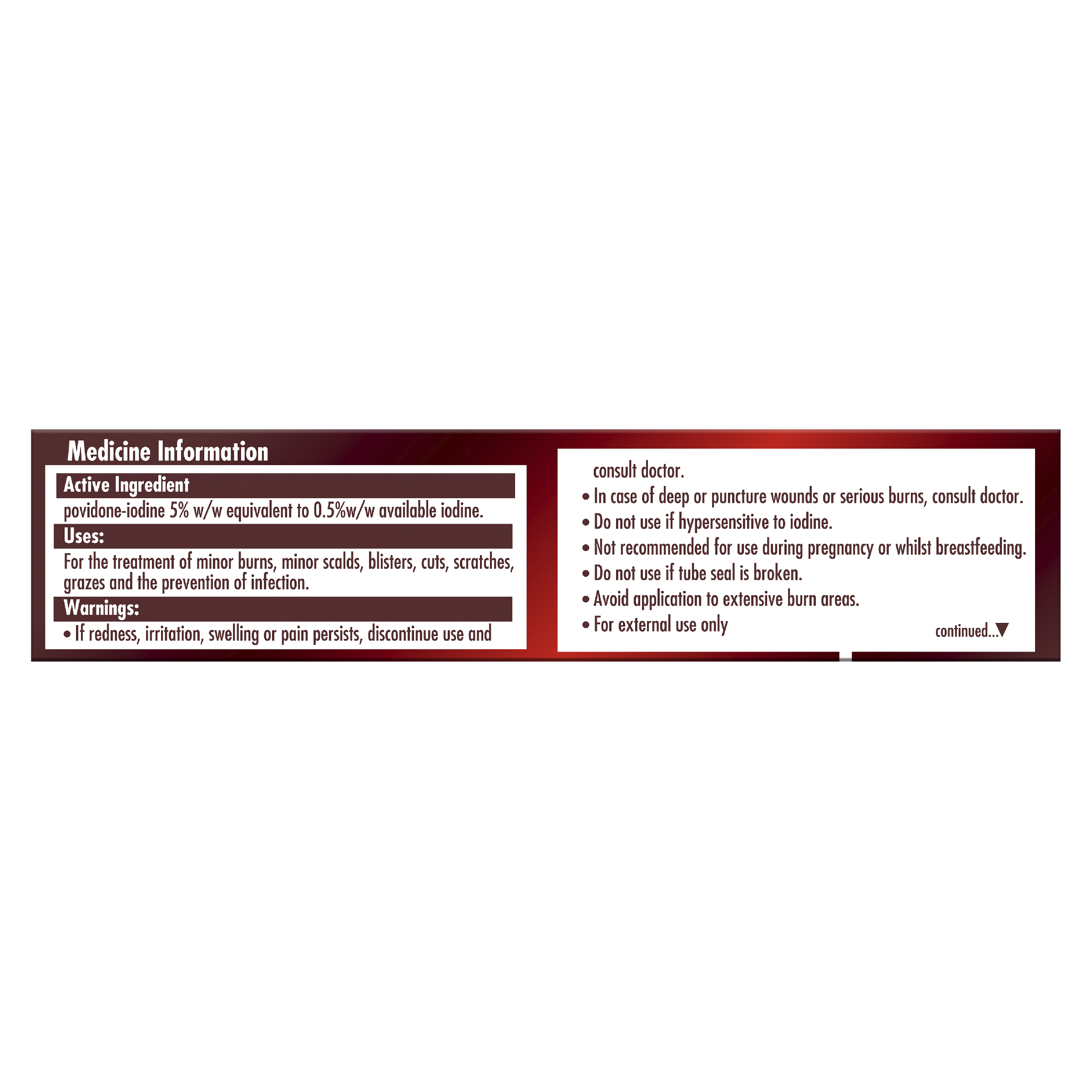 BETADINE FIRST AID CREAM 20G - Image 4