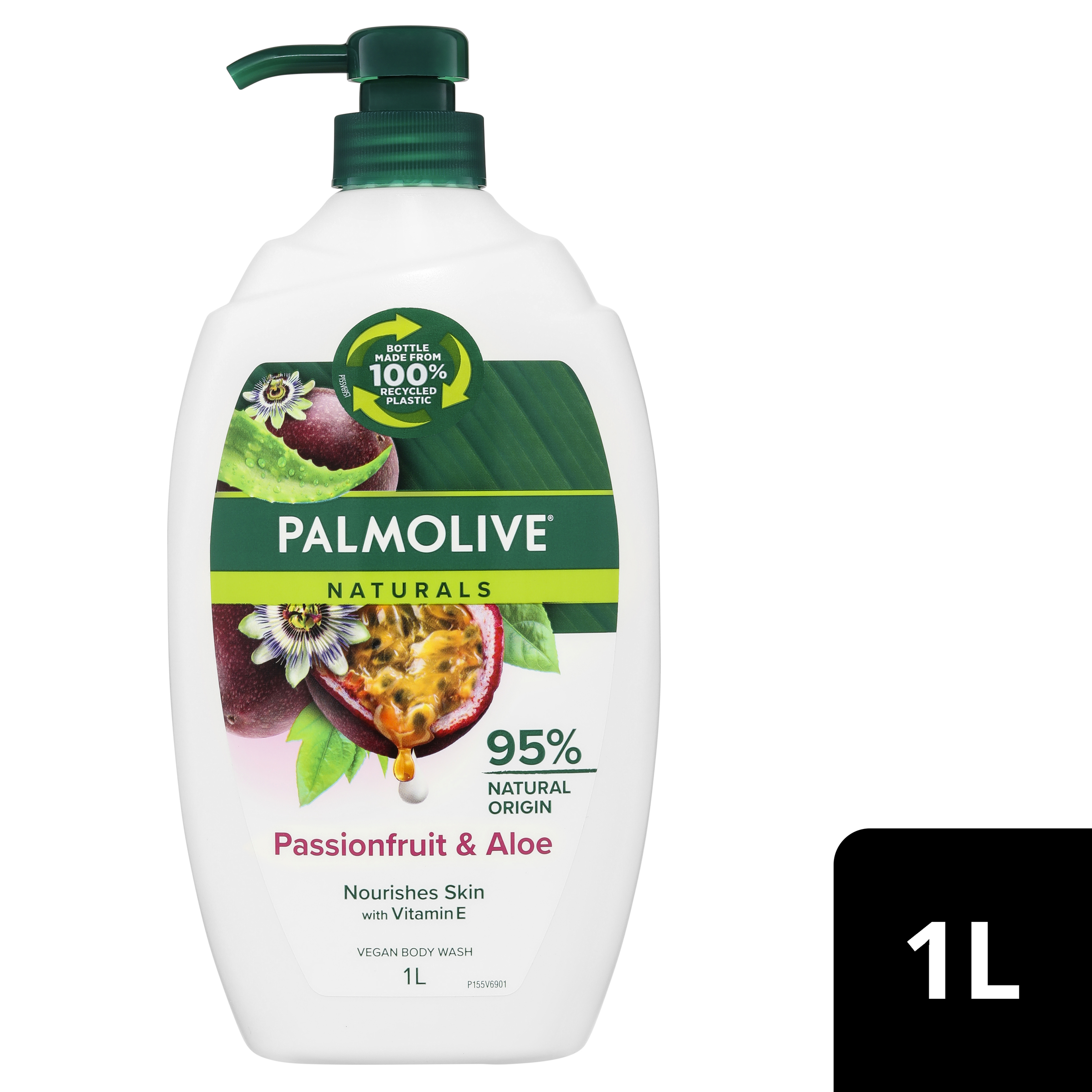 PALMOLIVE BODY WASH PASSIONFRUIT & ALOE WITH VIT E 1 LITRE - Image 8