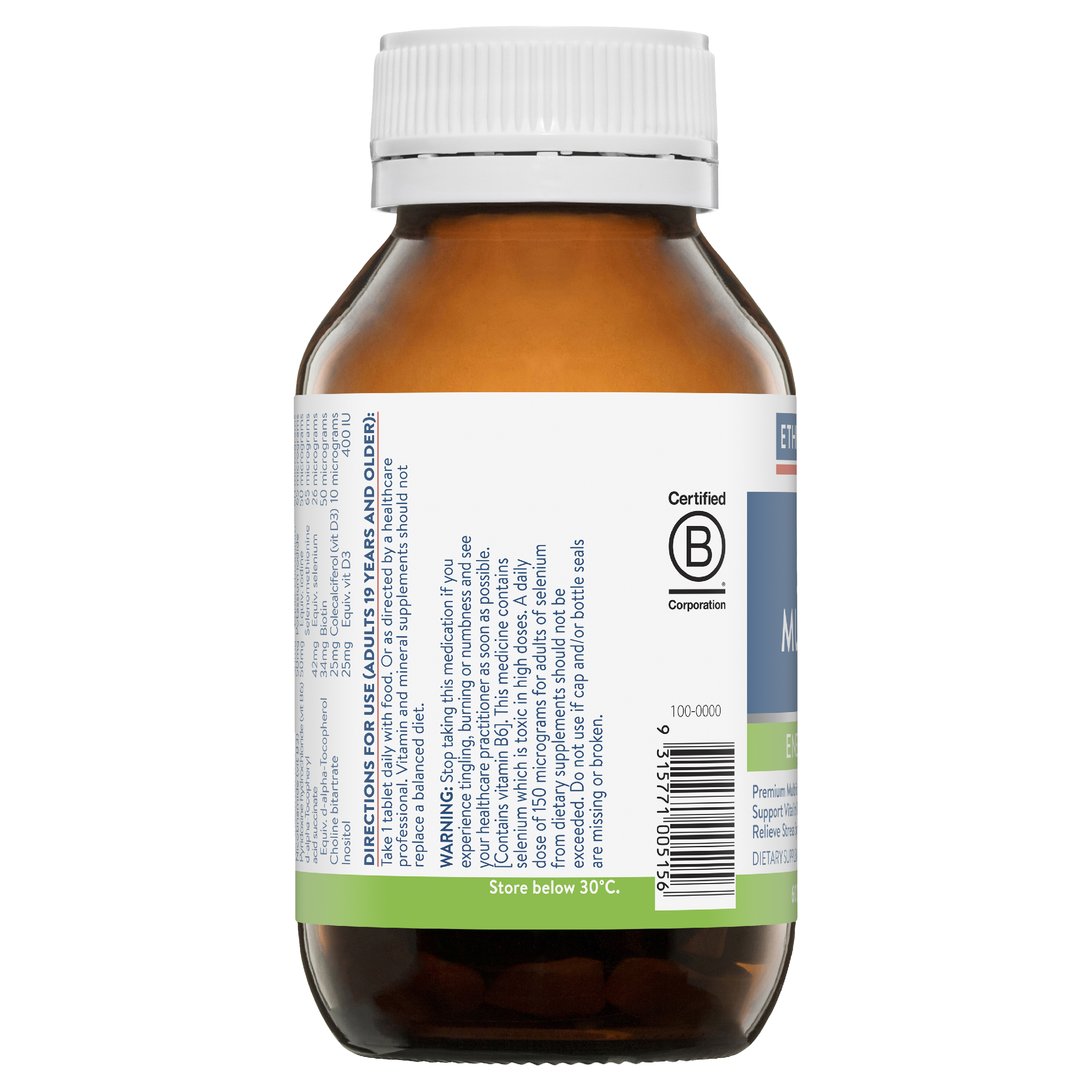 ETHICAL NUTRIENTS TRIPLE ACTION SLEEP SUPPORT 30 TABLETS - Image 4