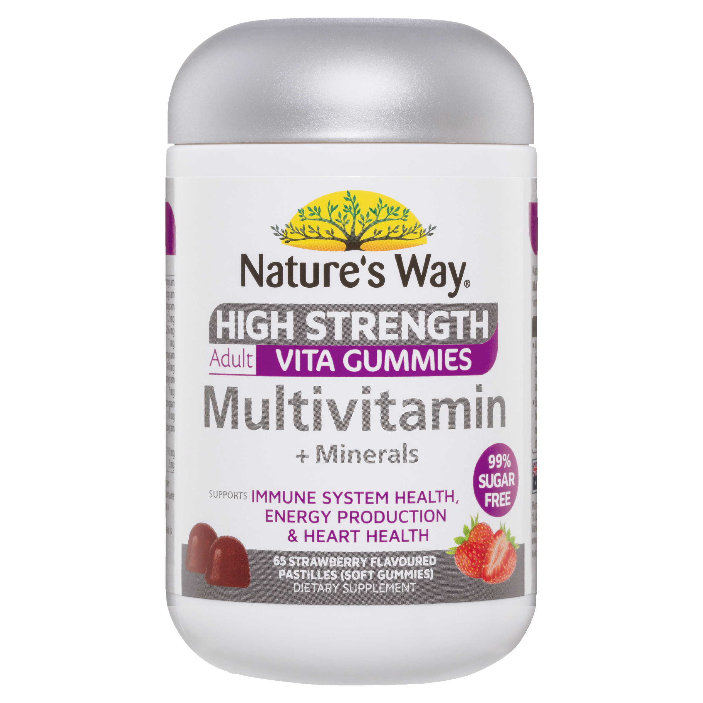 NATURES WAY ADULT VITA GUMMIES MULTIVITAMIN + MINERALS 65