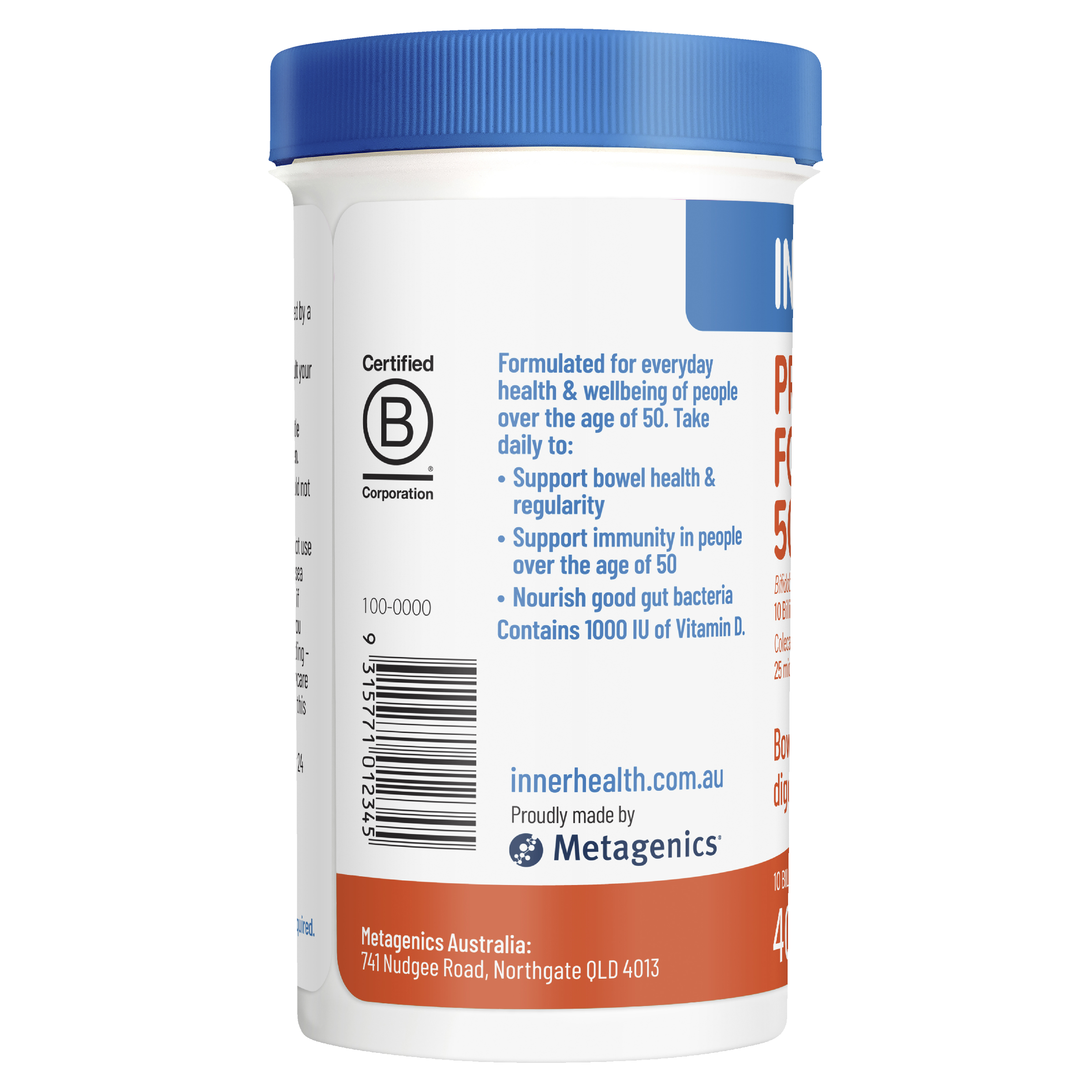 INNER HEALTH PROBIOTICS FOR 50+ YEARS 40 CAPSULES - Image 4