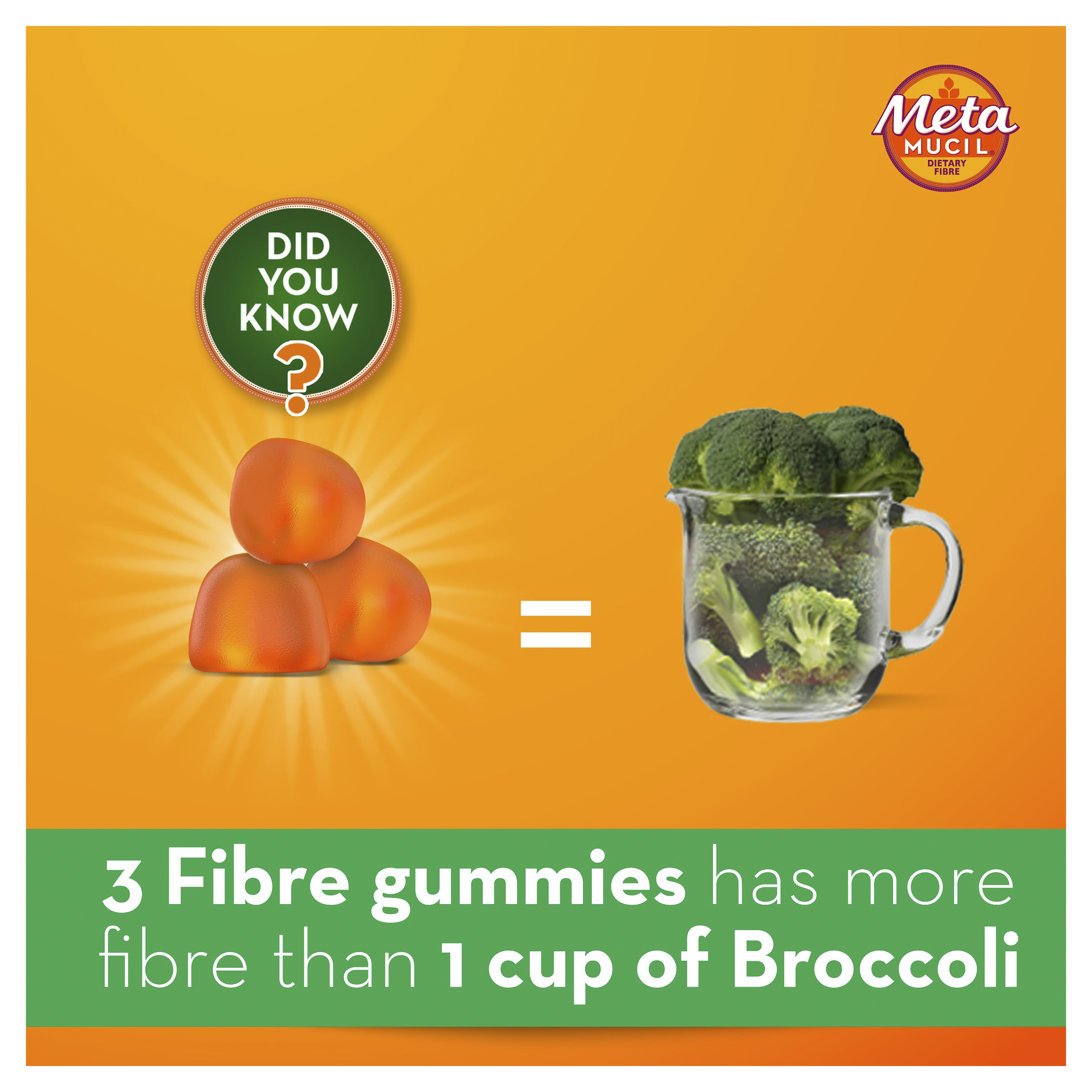 METAMUCIL FIBRE ORANGE 120 GUMMIES - Image 4